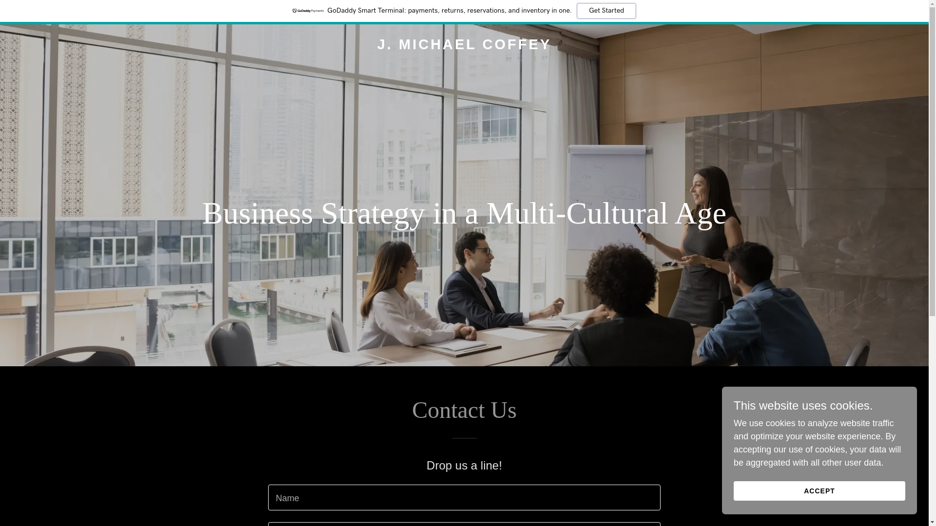 website screenshot of https://jmichaelcoffey.com/