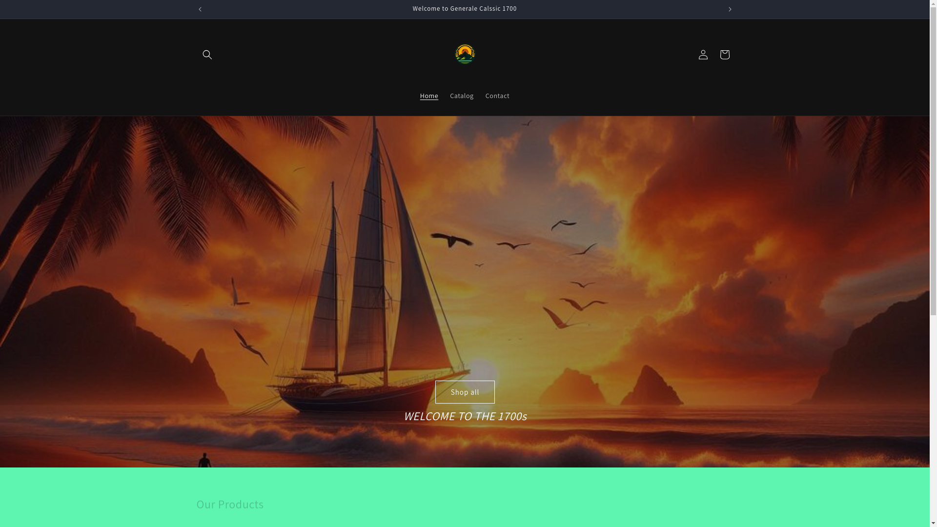 website screenshot of https://generalclassic1700.com/