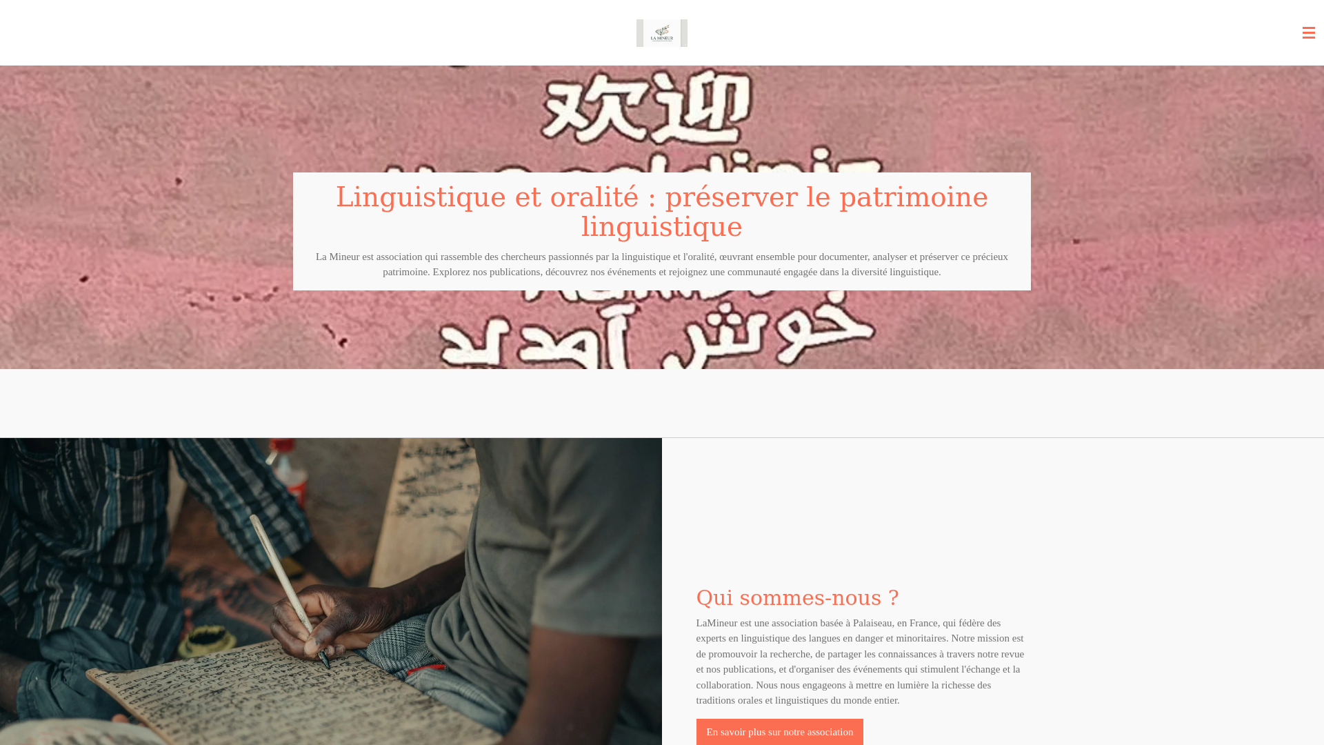 website screenshot of https://linguistiqueetoralite.com