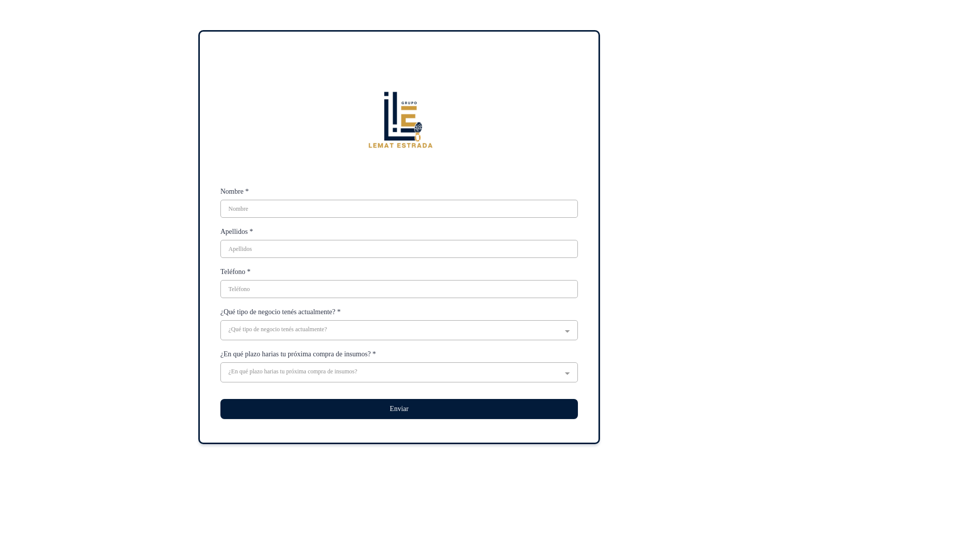 website screenshot of https://lematestrada.com/