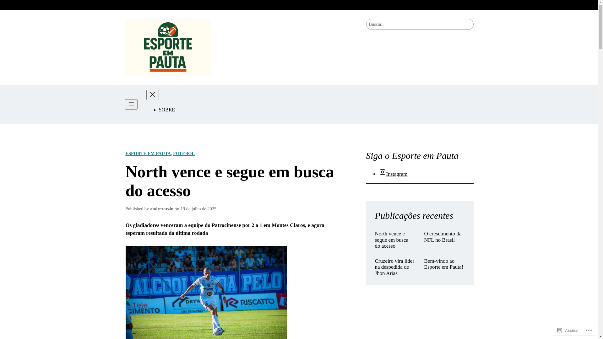 website screenshot of https://esporteempauta.blog/