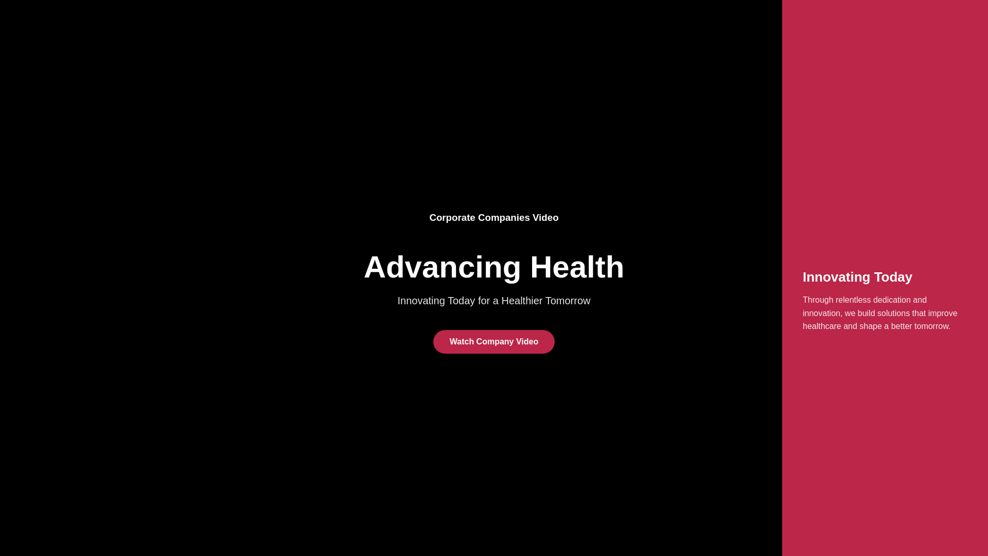 website screenshot of https://www.corporatecompaniesvideo.info/