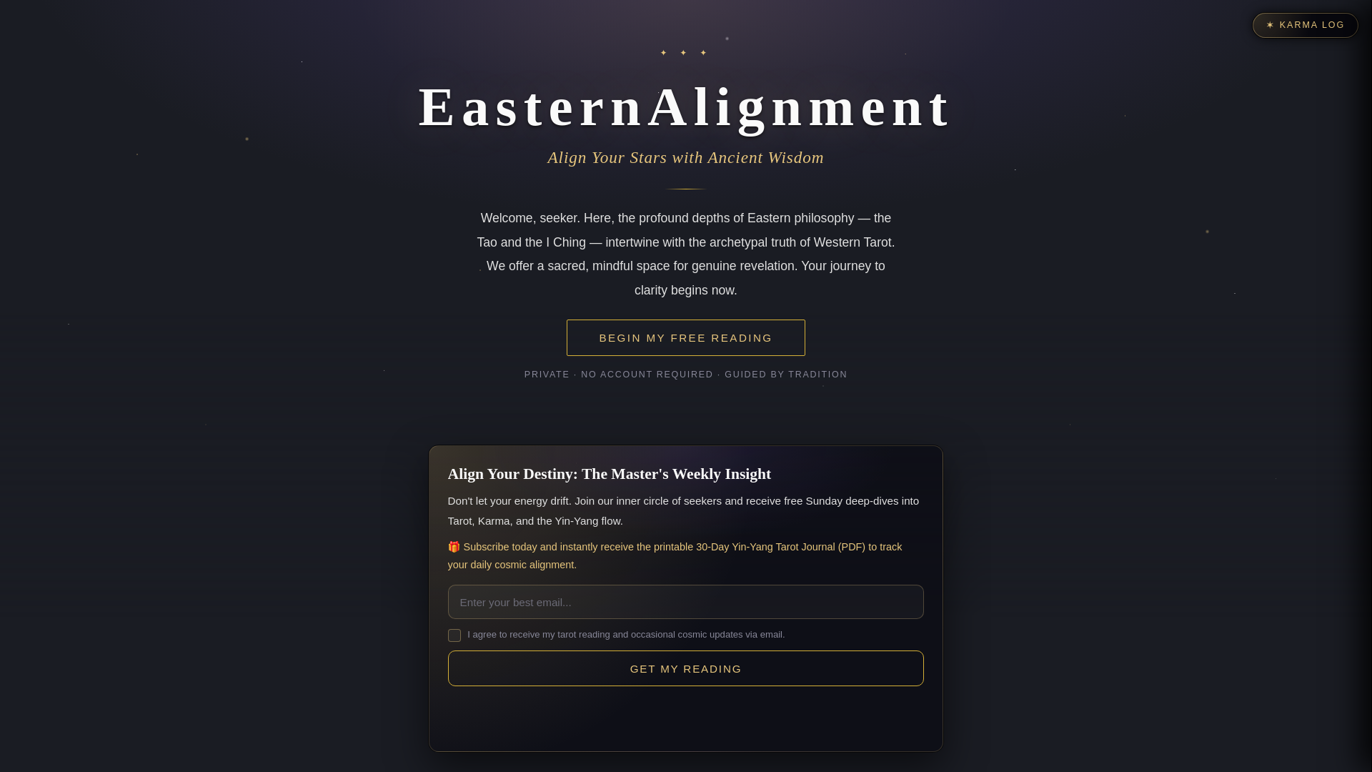 website screenshot of https://easternalignment.pages.dev/