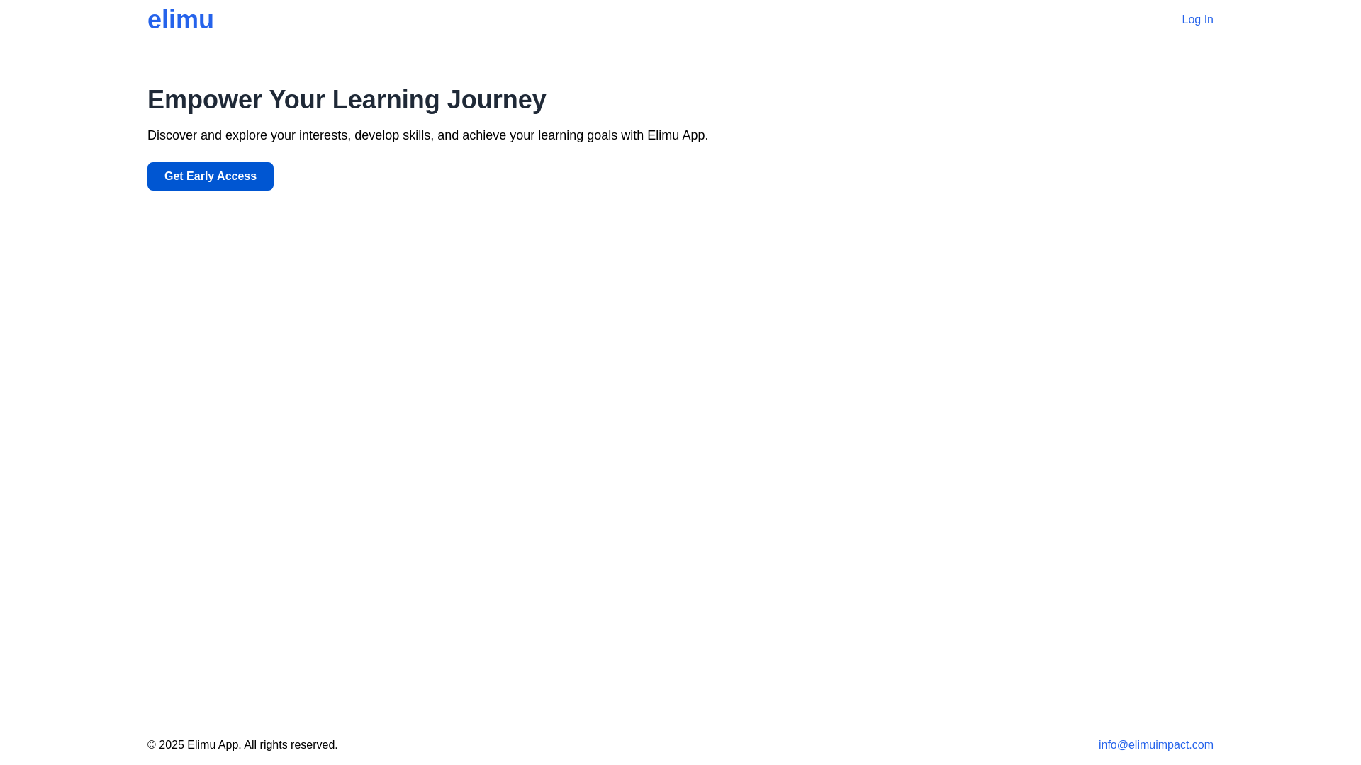 website screenshot of https://elimu-site.pages.dev/