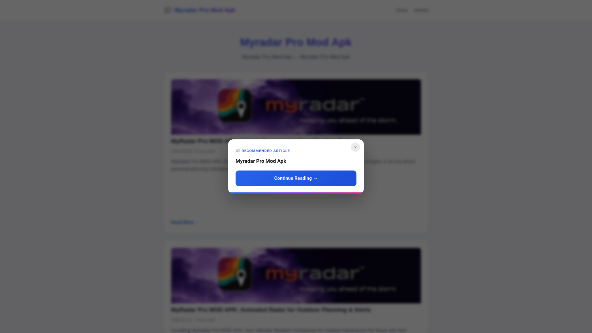 website screenshot of https://myradar-pro-mod-apk.pages.dev/