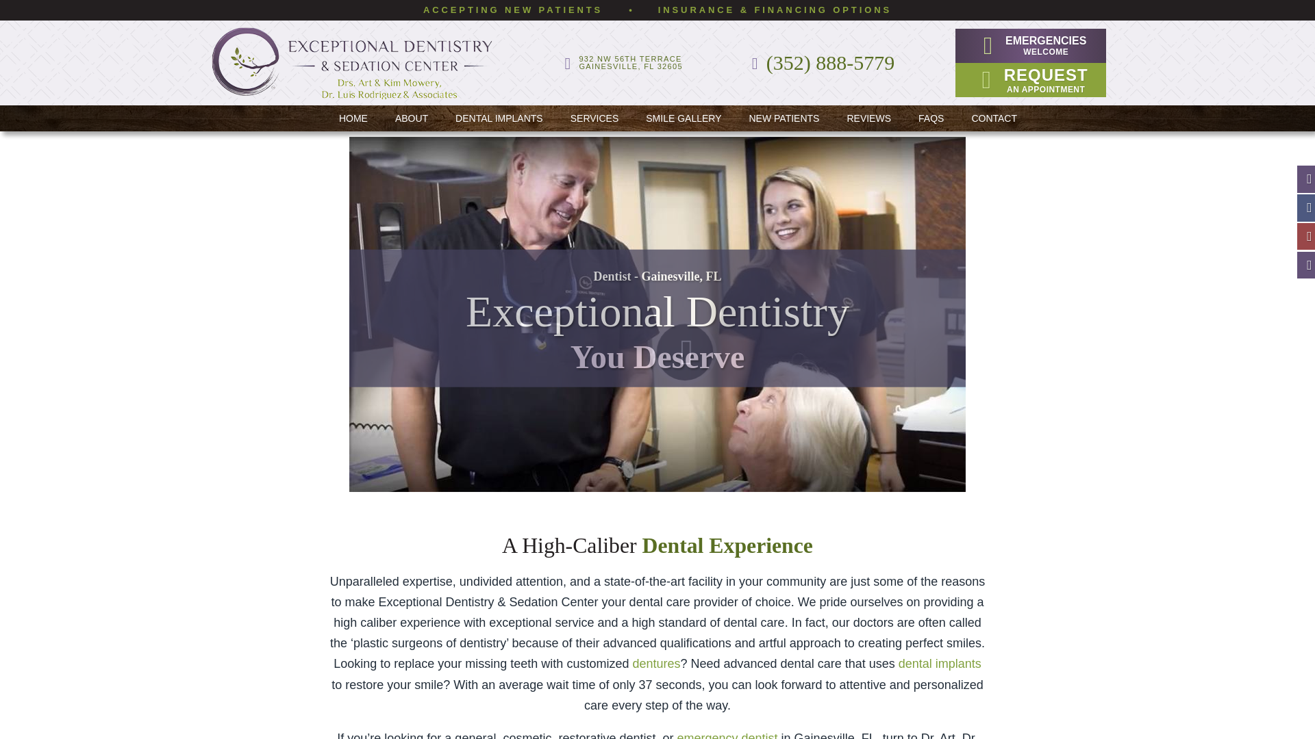 website screenshot of https://exceptionaldentistryteam.com