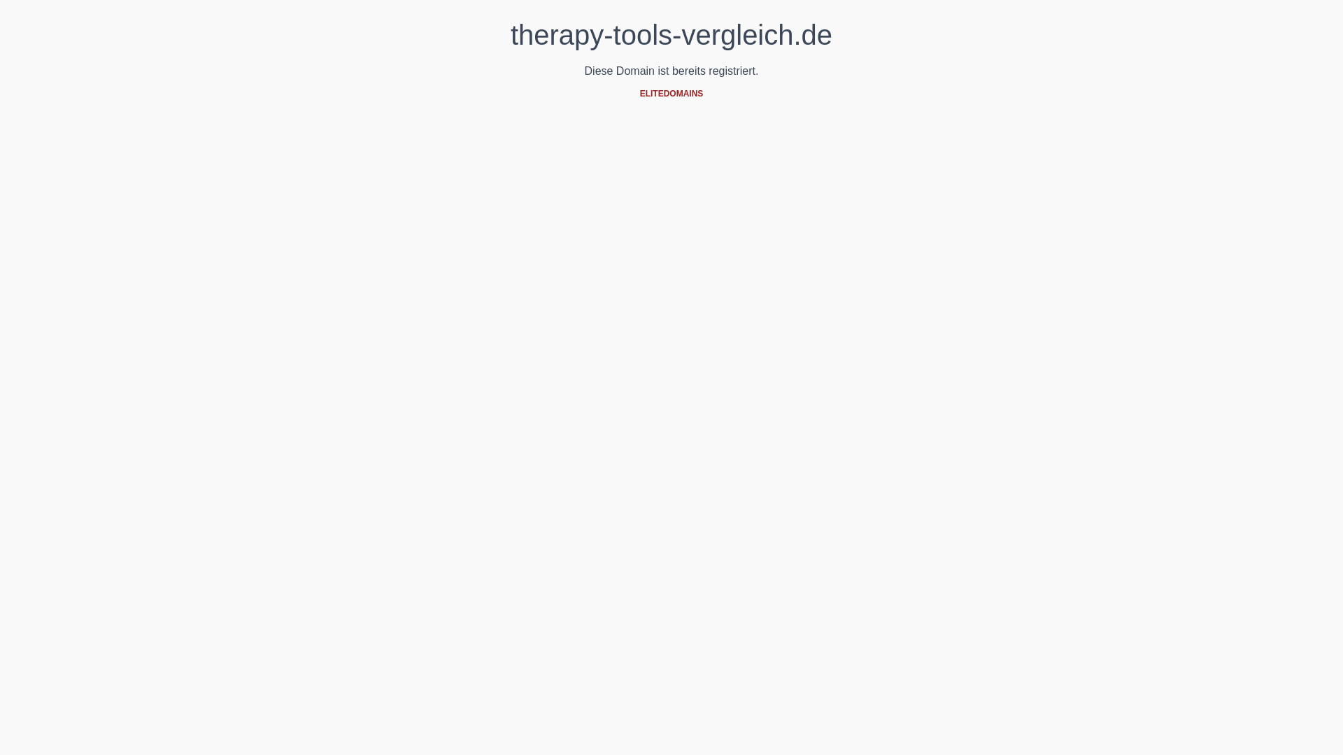 website screenshot of https://therapy-tools-vergleich.de/