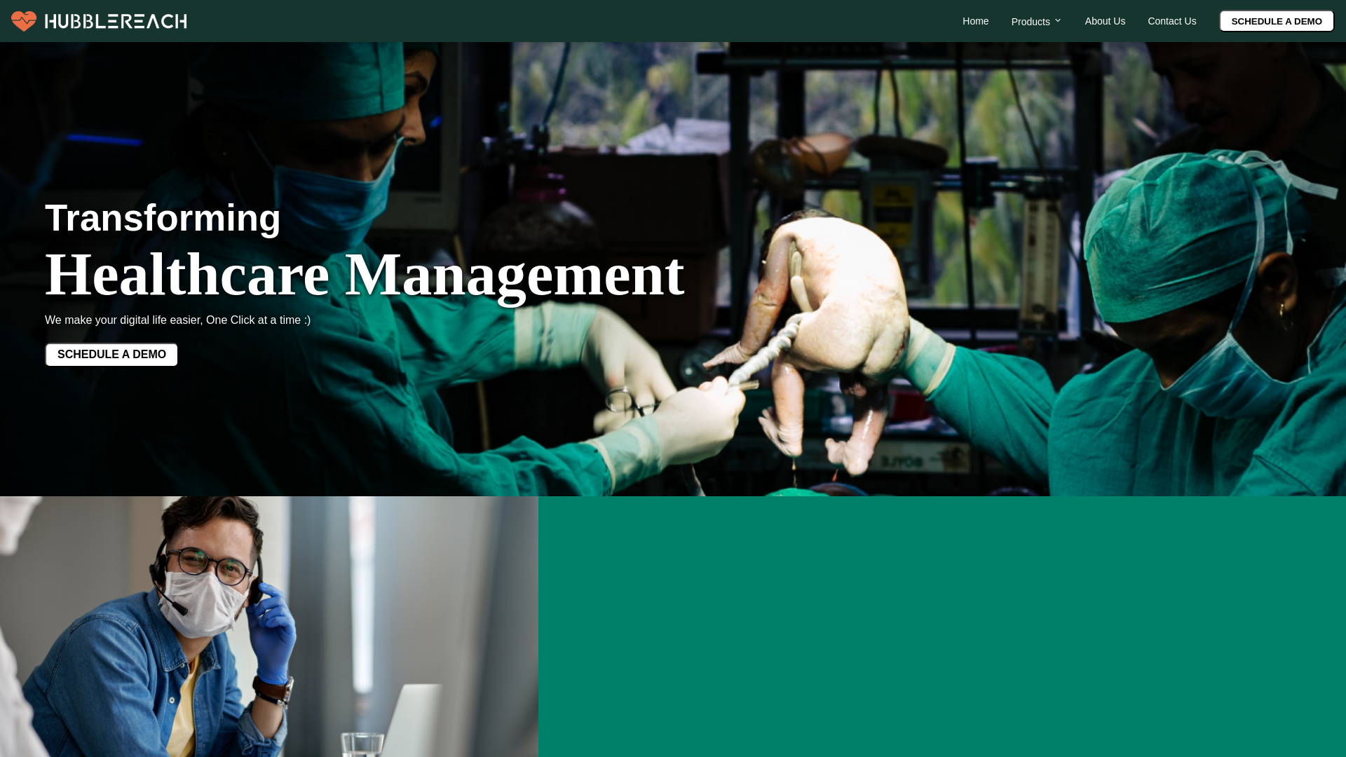 website screenshot of https://hubblereach-website.pages.dev/