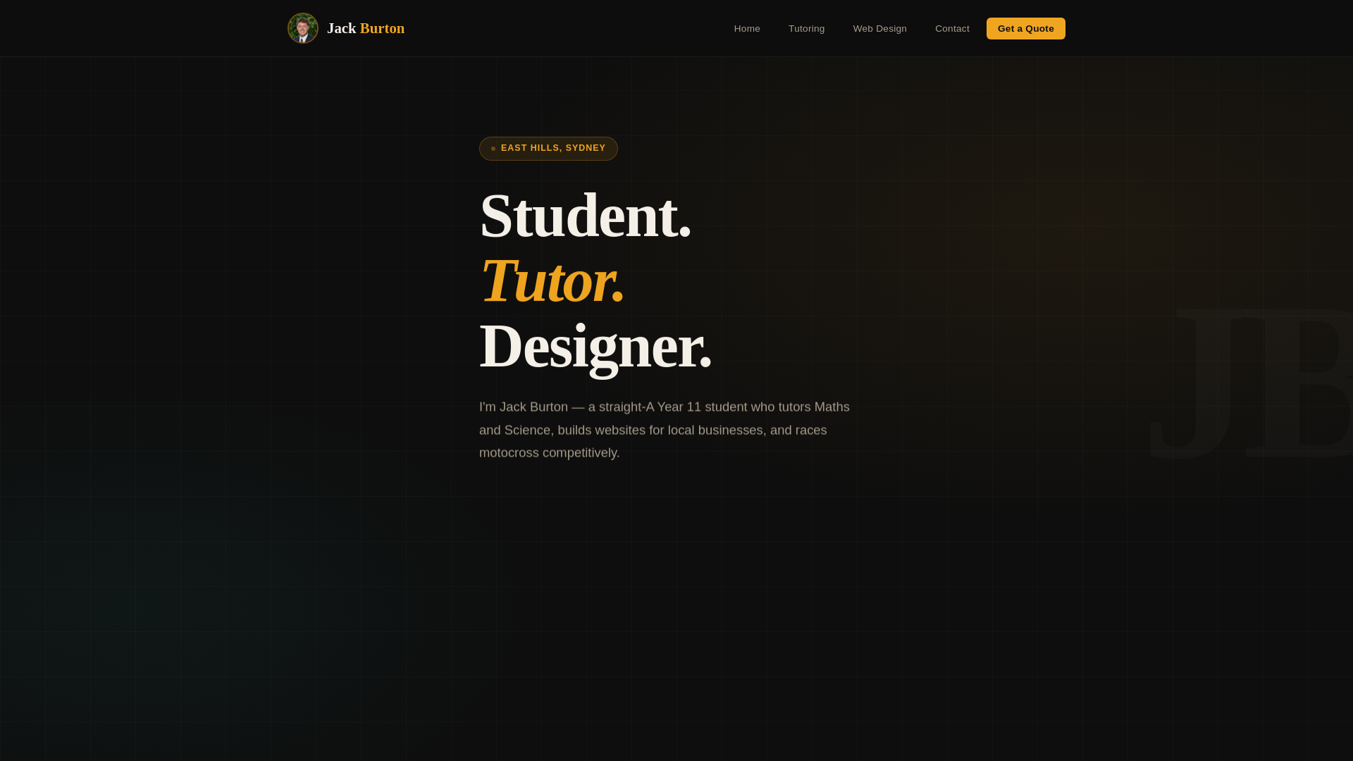 website screenshot of https://hub-jackburton.pages.dev/