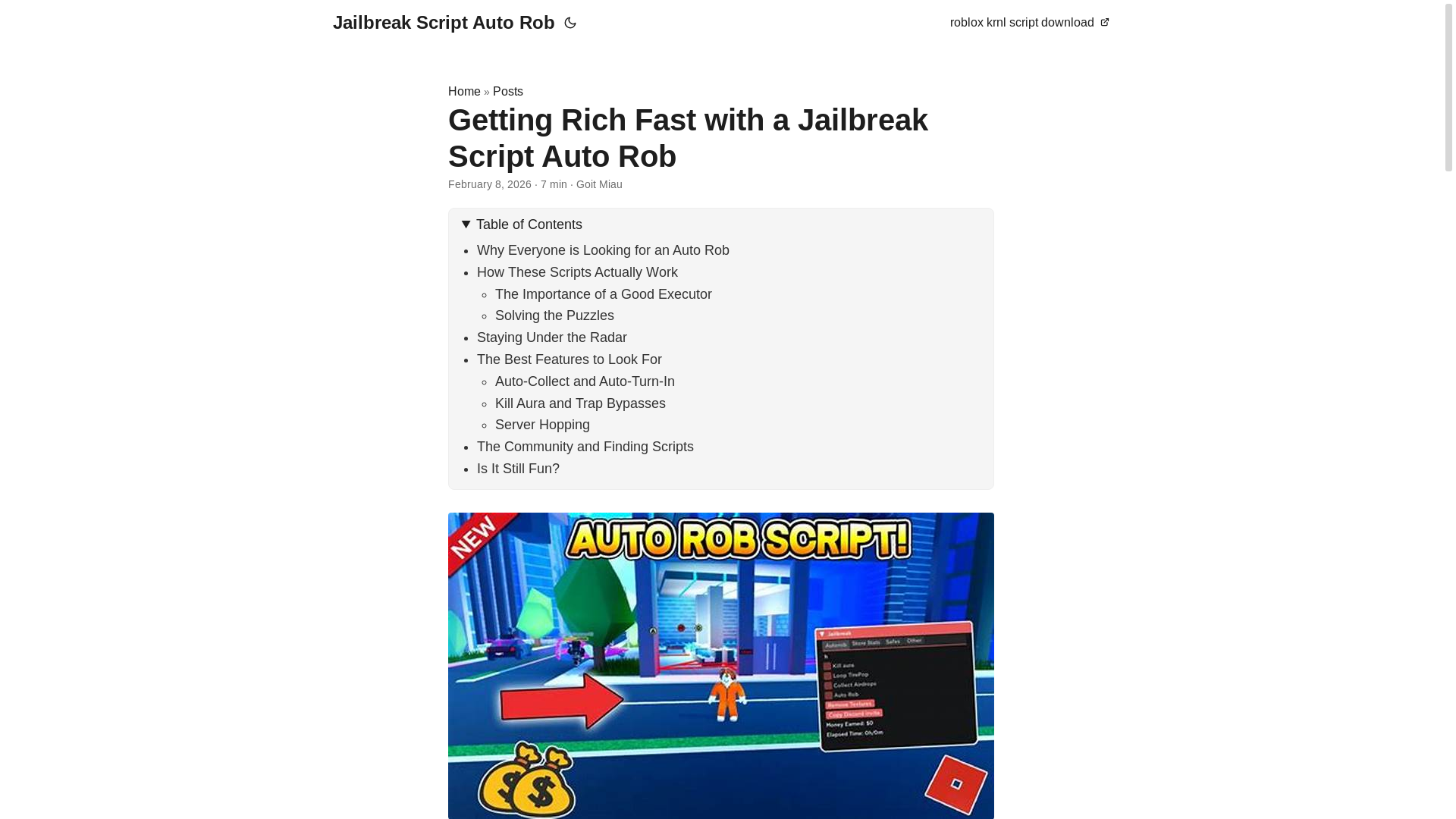 website screenshot of https://jailbreak-script-auto-rob.pages.dev/