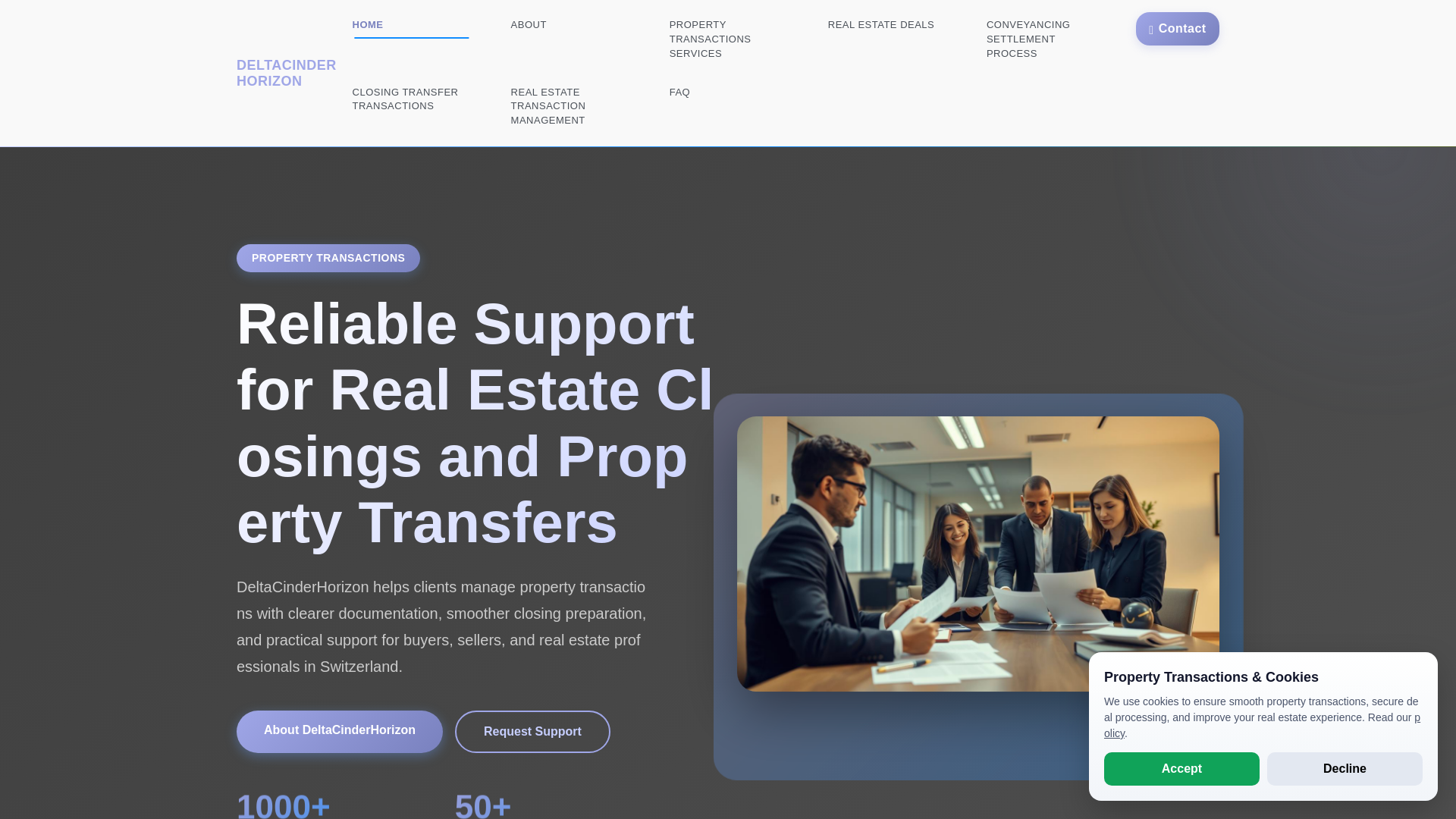 website screenshot of https://deltacinderhorizon.pro/