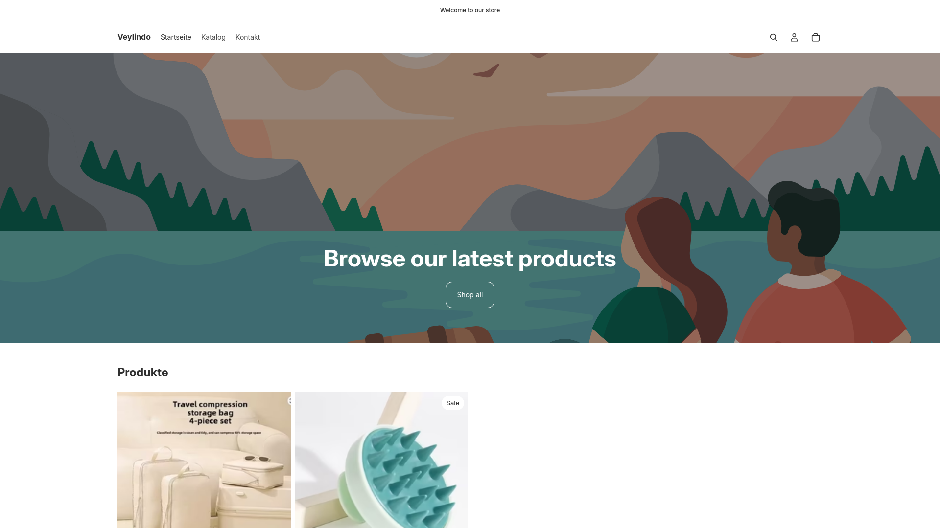 website screenshot of https://veylindo.com/