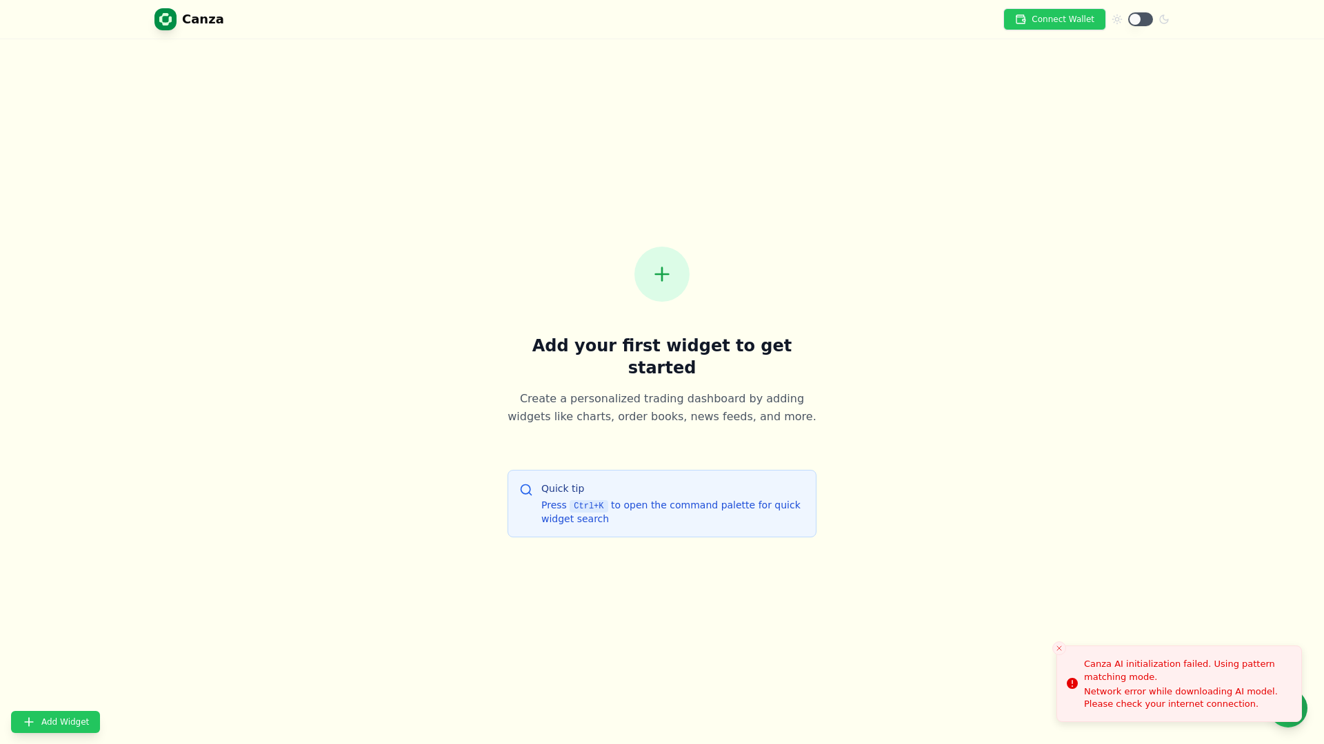 website screenshot of https://canza.pages.dev/