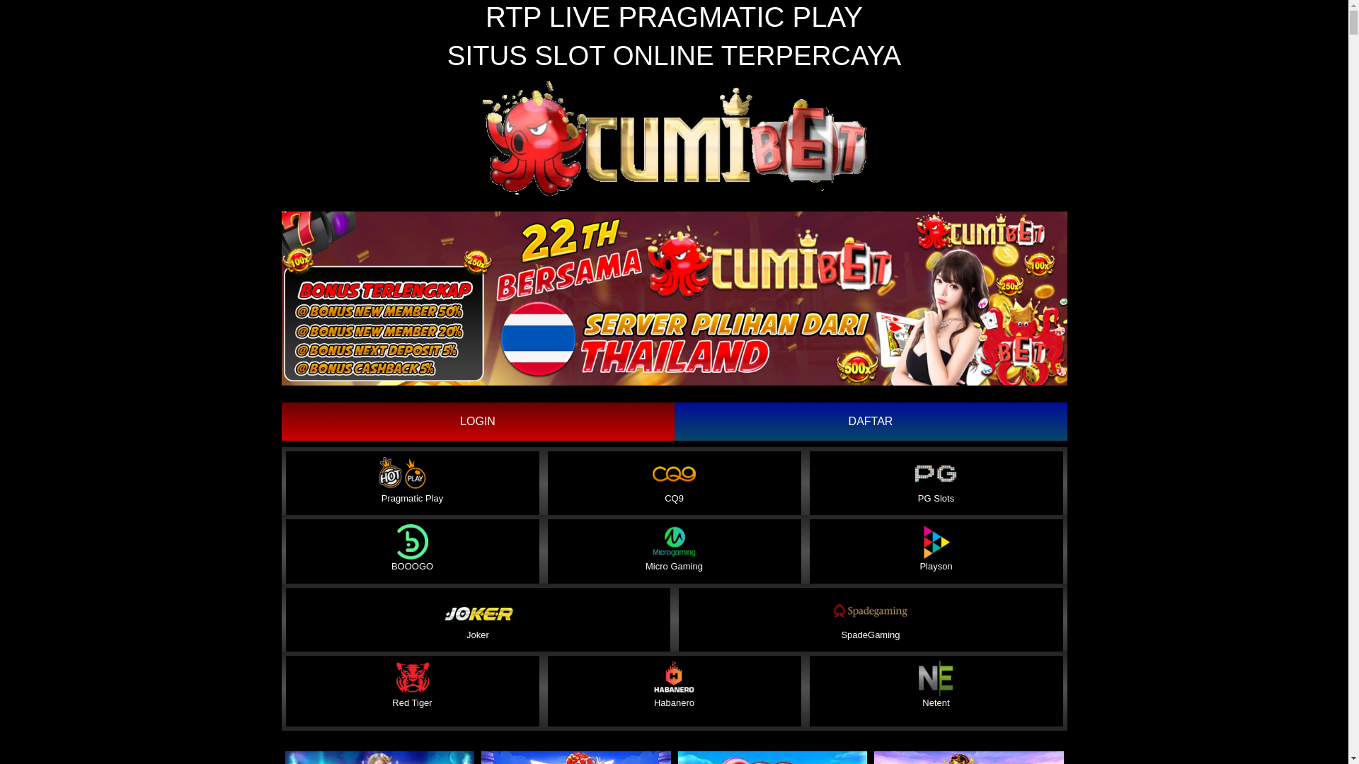 website screenshot of https://rtplivecumibet2025.shop/