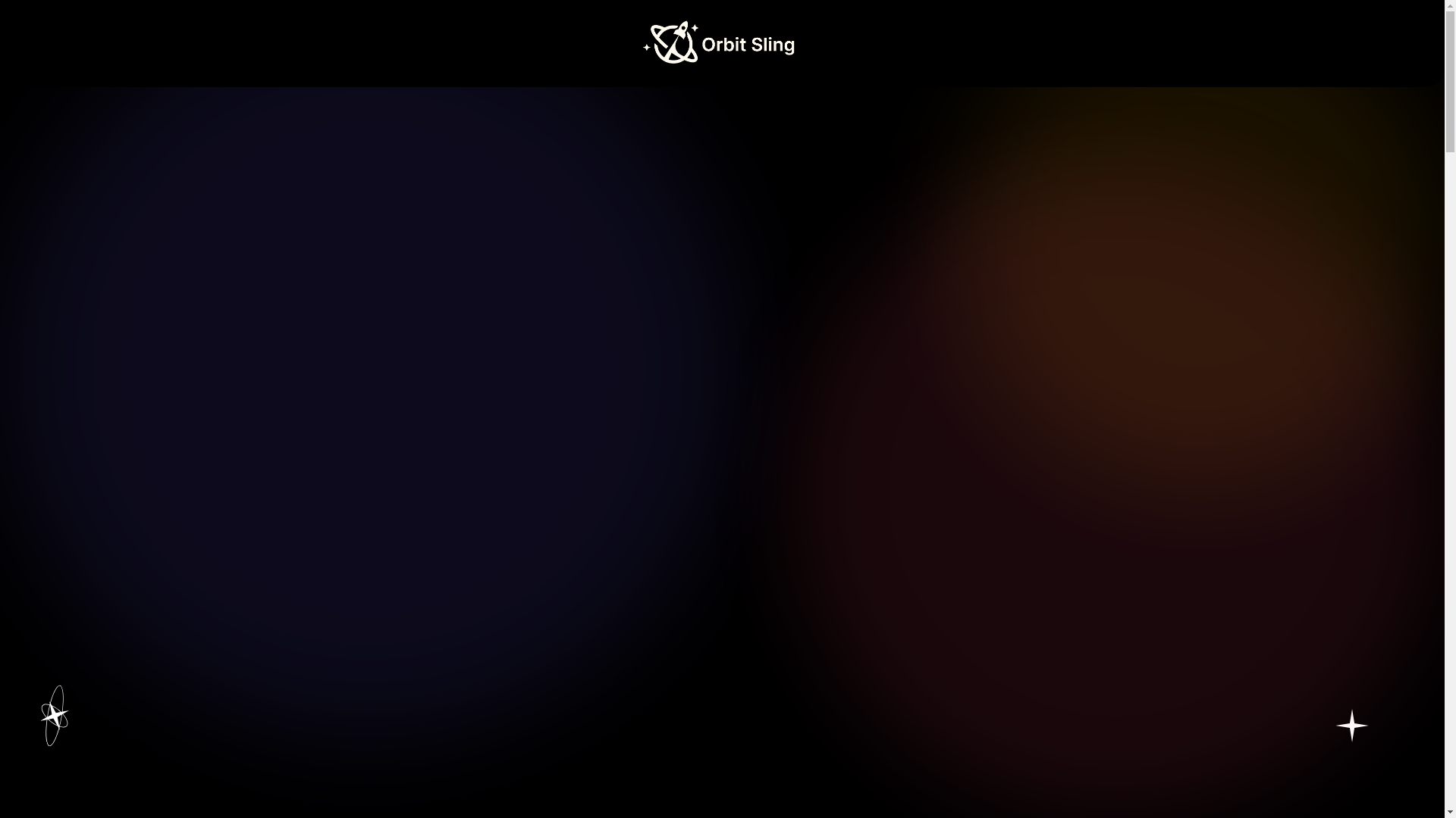website screenshot of https://teamorbitsling.com/