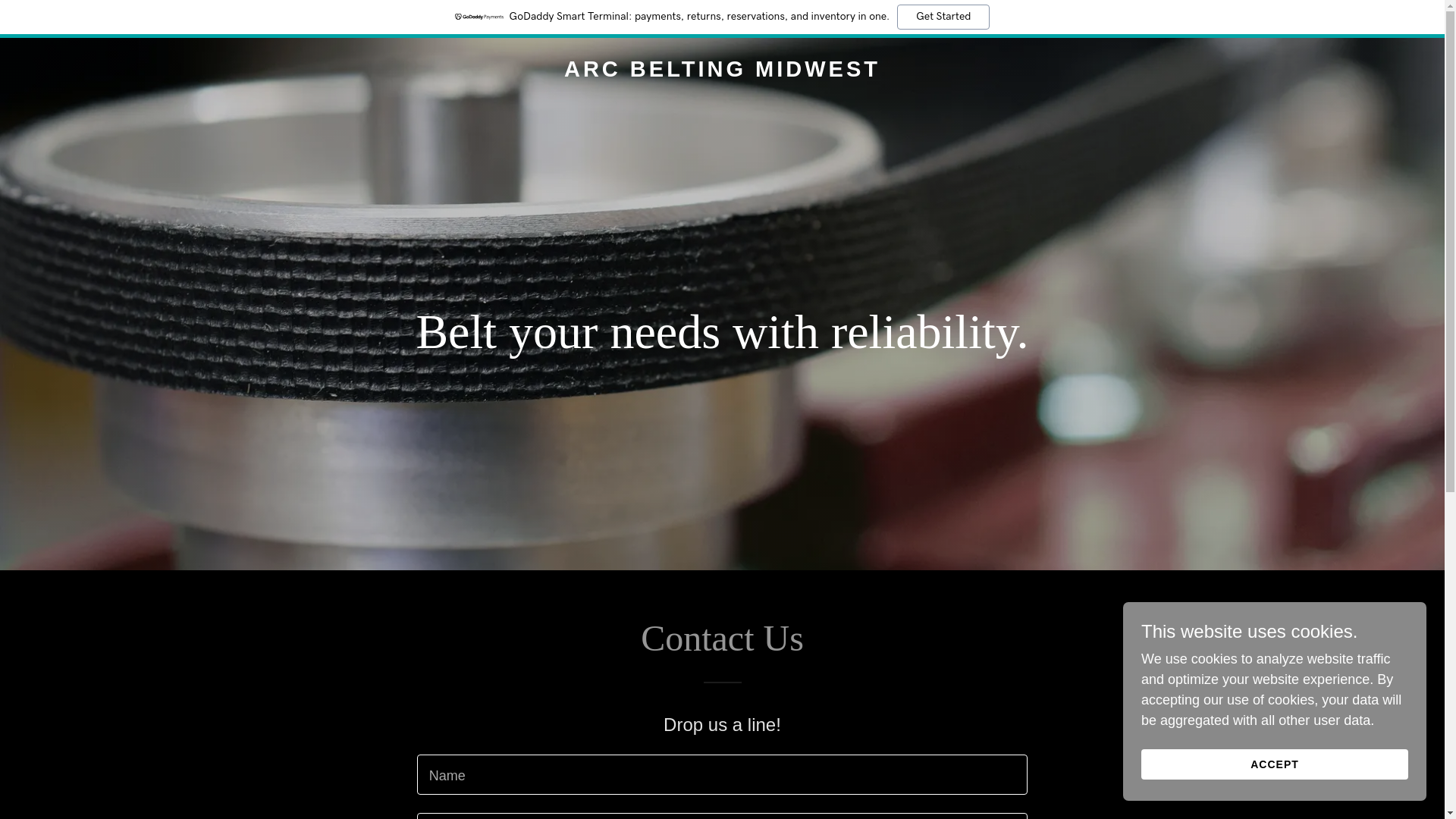 website screenshot of https://arcbeltservice.com/
