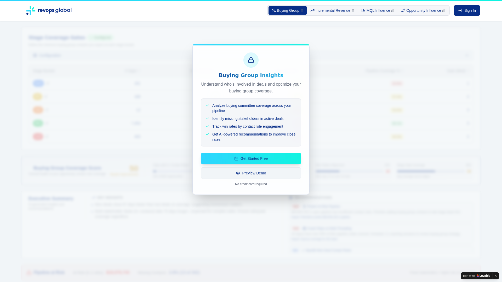 website screenshot of https://revopsglobal.ai/