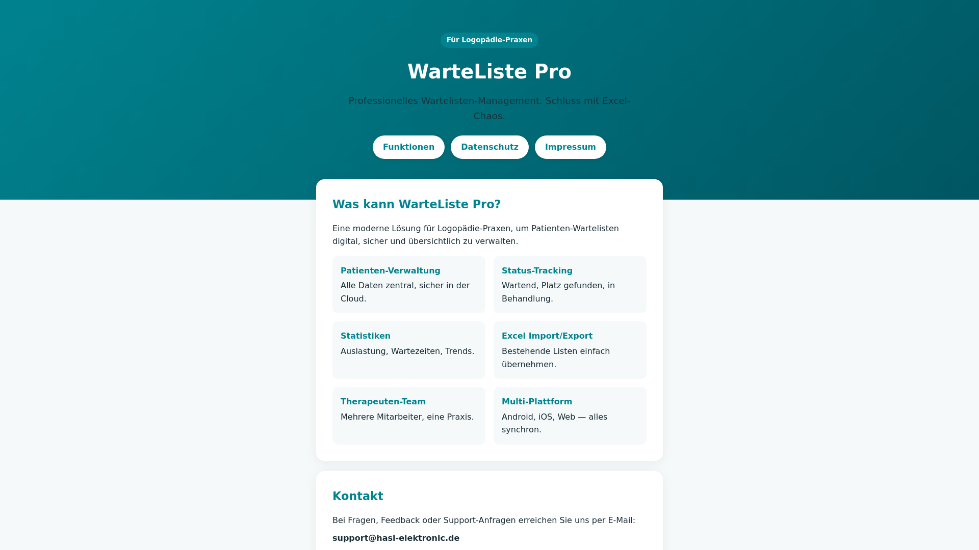 website screenshot of https://warteliste-pro-legal.pages.dev/