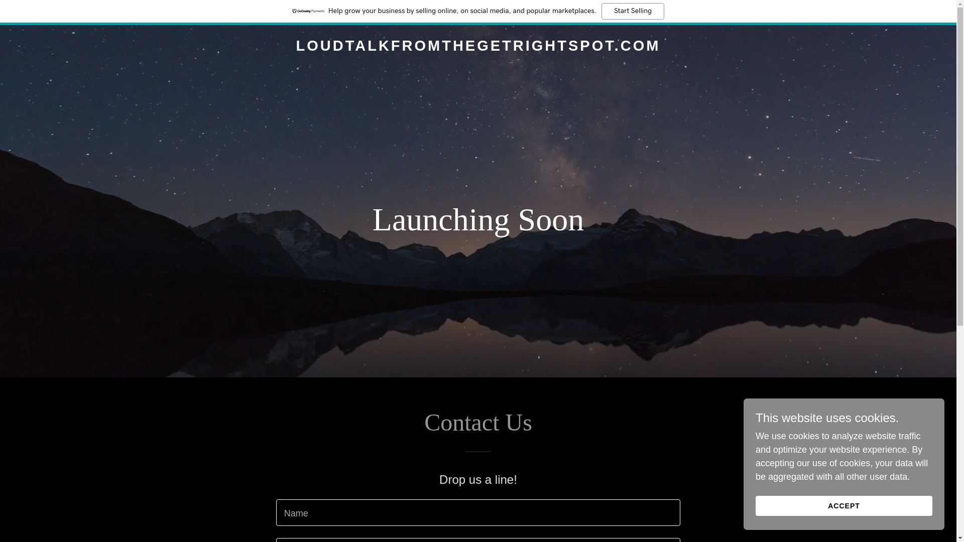 website screenshot of https://loudtalkfromthegetrightspot.com/