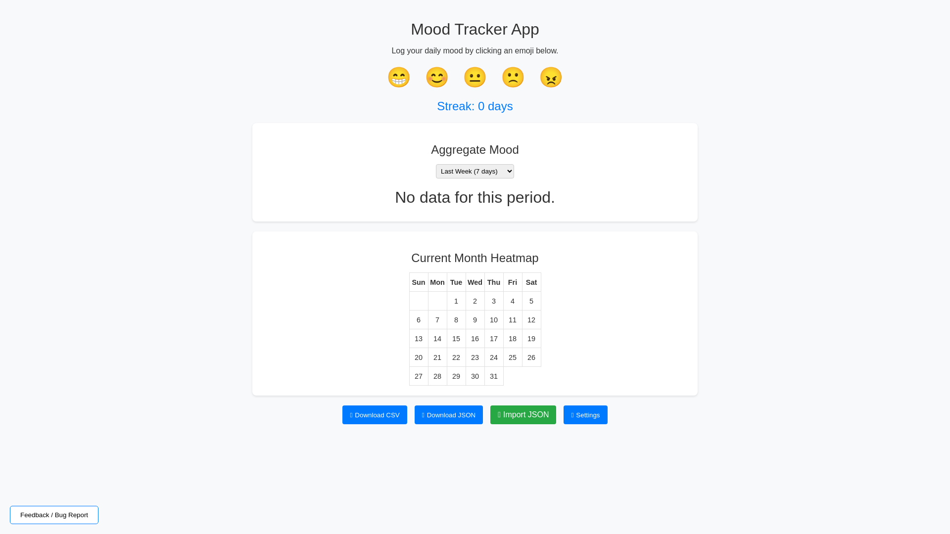 website screenshot of https://mood-tracker-2tc.pages.dev/