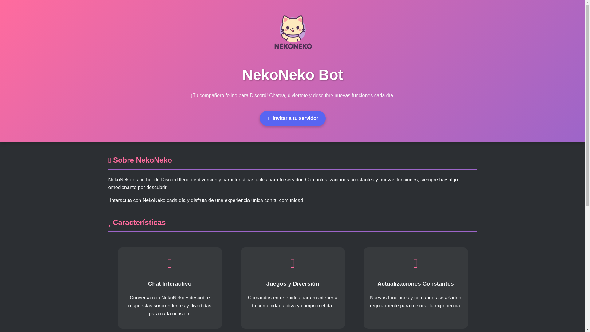website screenshot of https://nekomi.pages.dev/