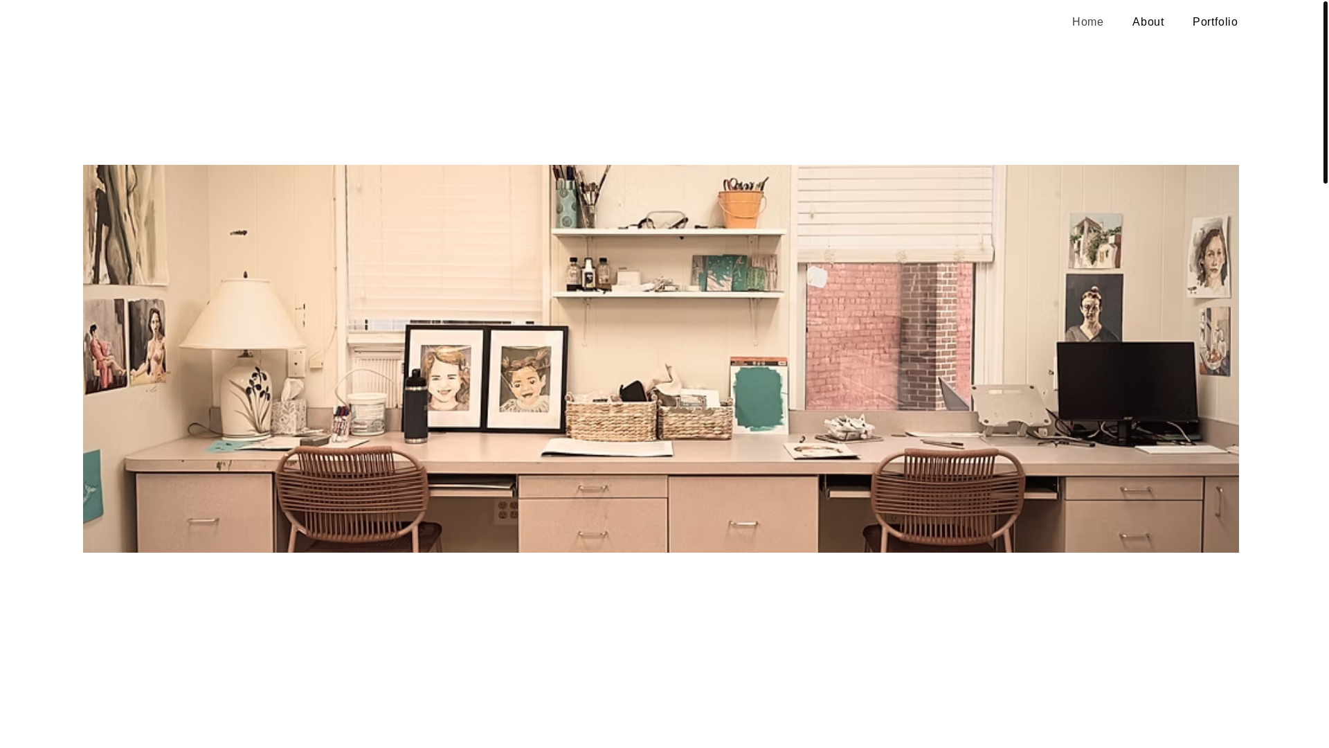 website screenshot of https://emthornfineart.com/