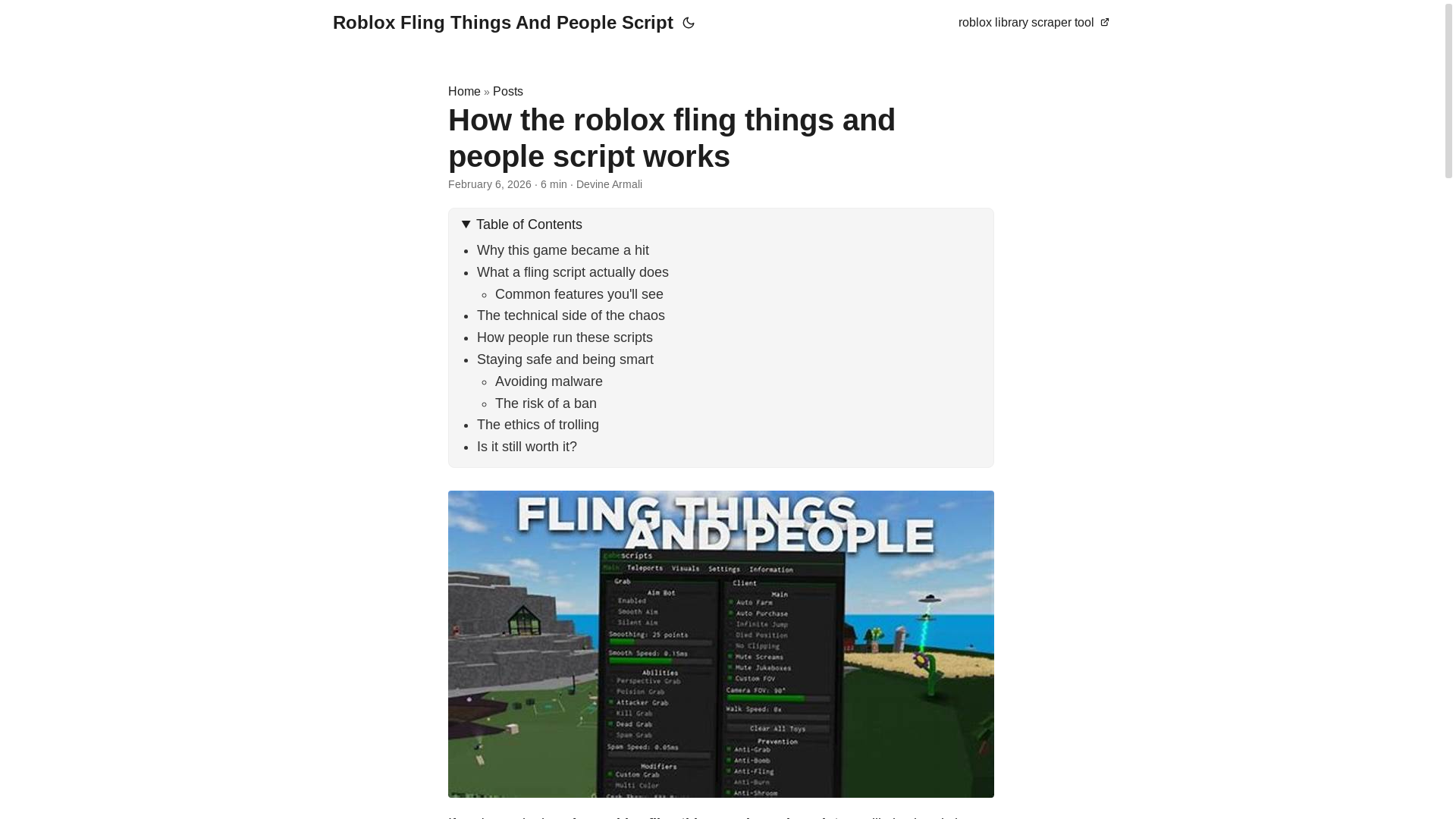 website screenshot of https://roblox-fling-things-and-people-script.pages.dev/