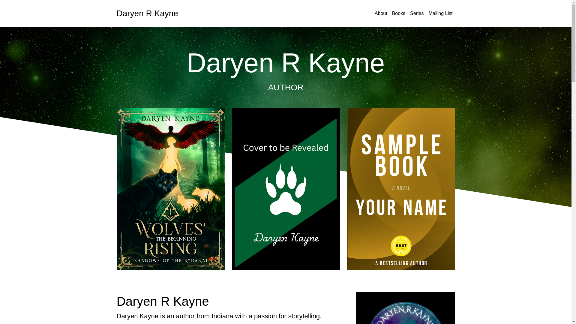 website screenshot of https://daryenkayne.com/