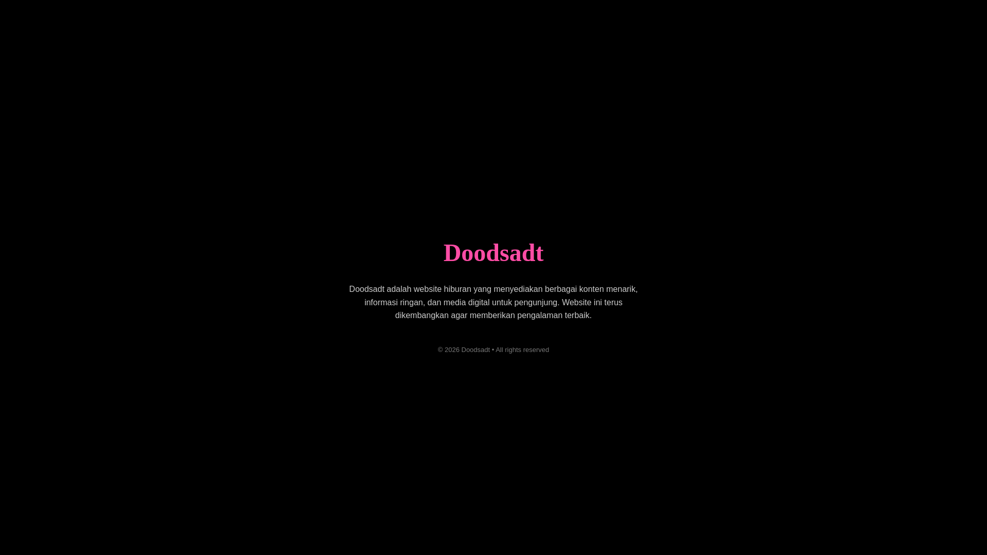 website screenshot of https://doodsadt.pro/