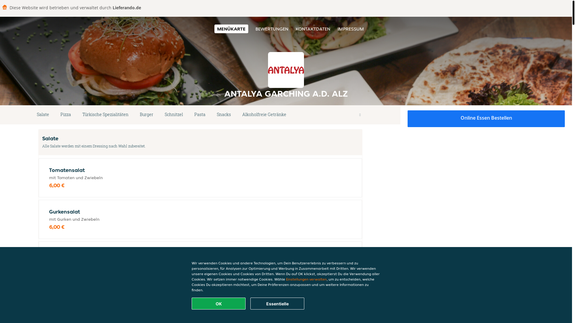 website screenshot of https://antalyagarching-alz.de/