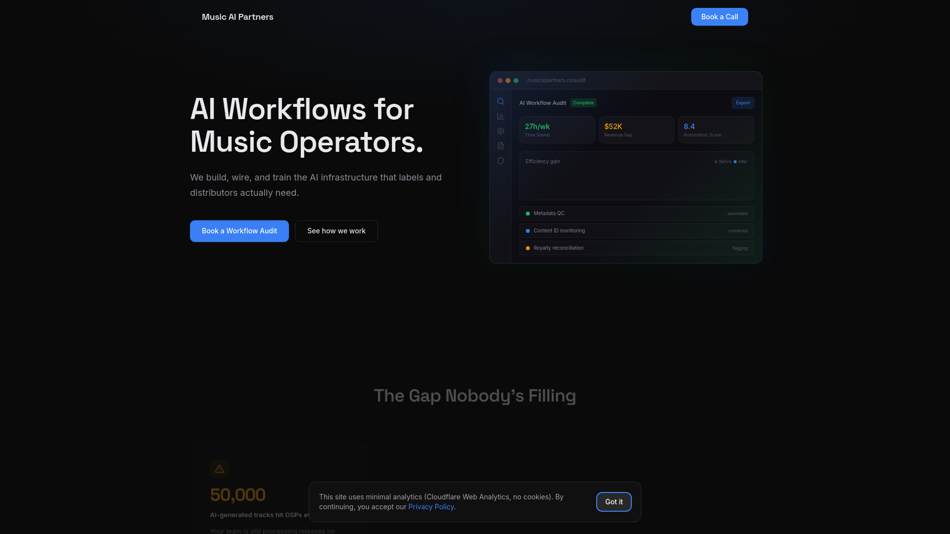 website screenshot of https://music-ai-partners.pages.dev/