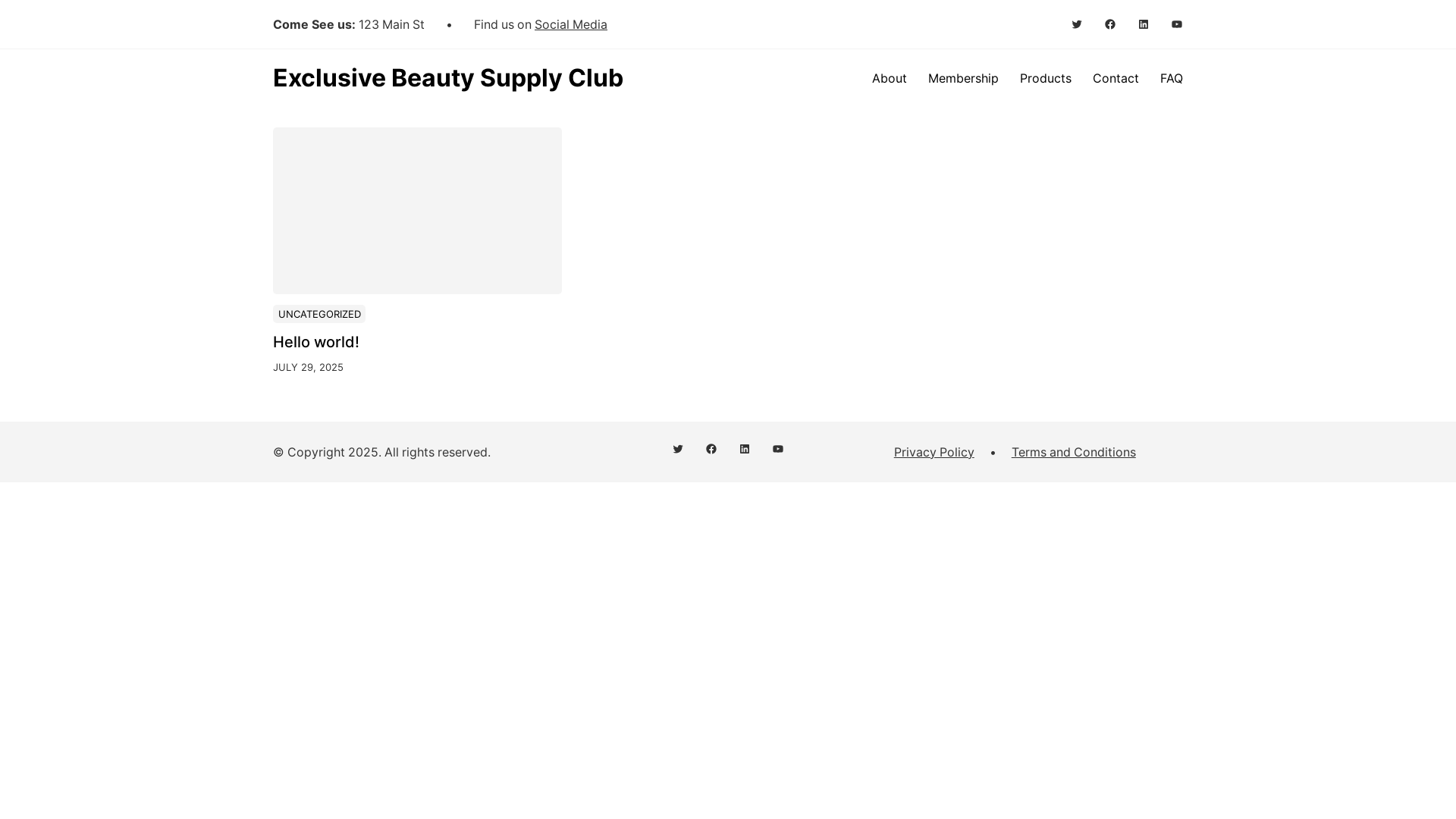 website screenshot of https://idabeautyclub.com/