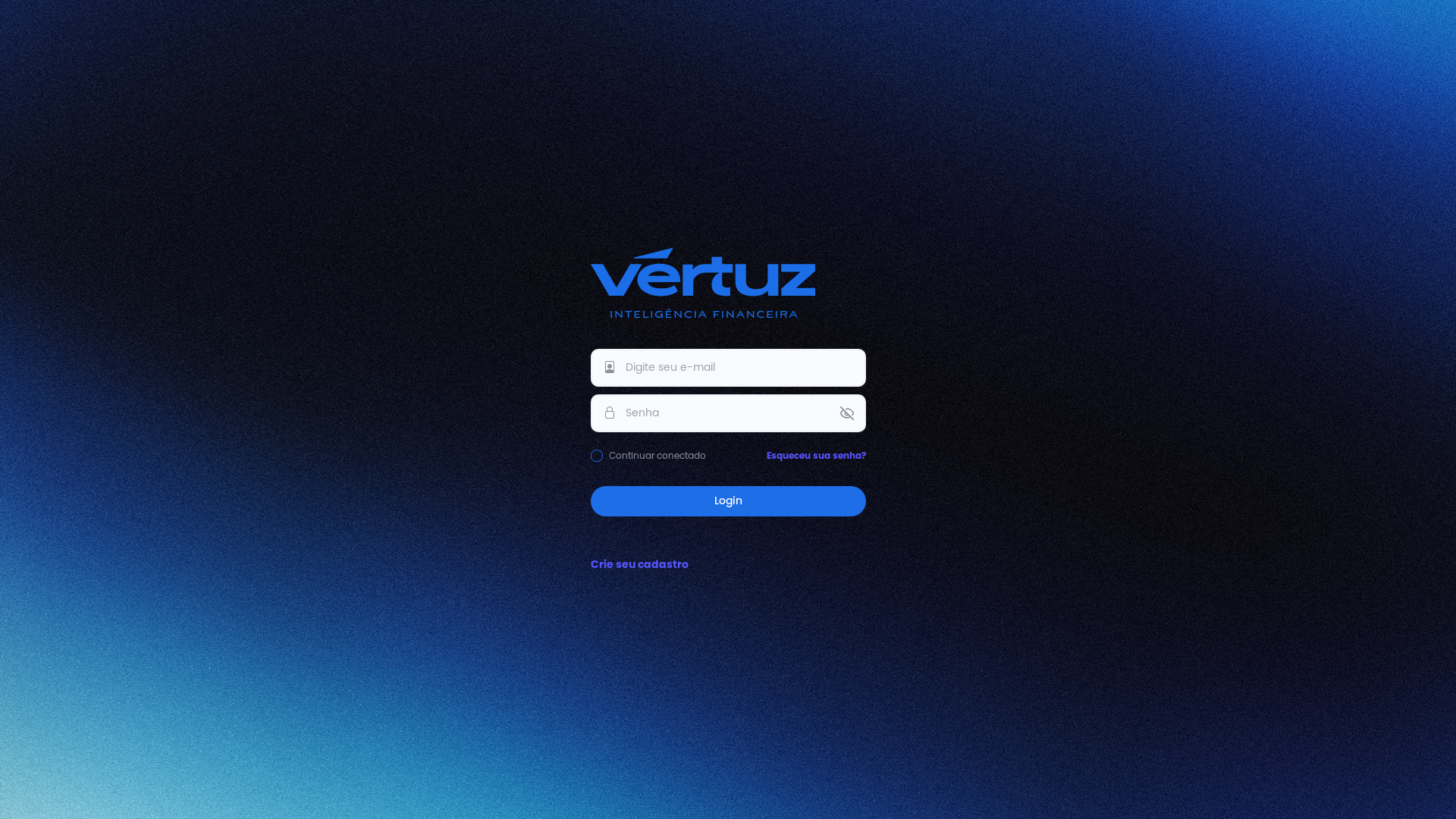 website screenshot of https://vertuzapp.com.br/