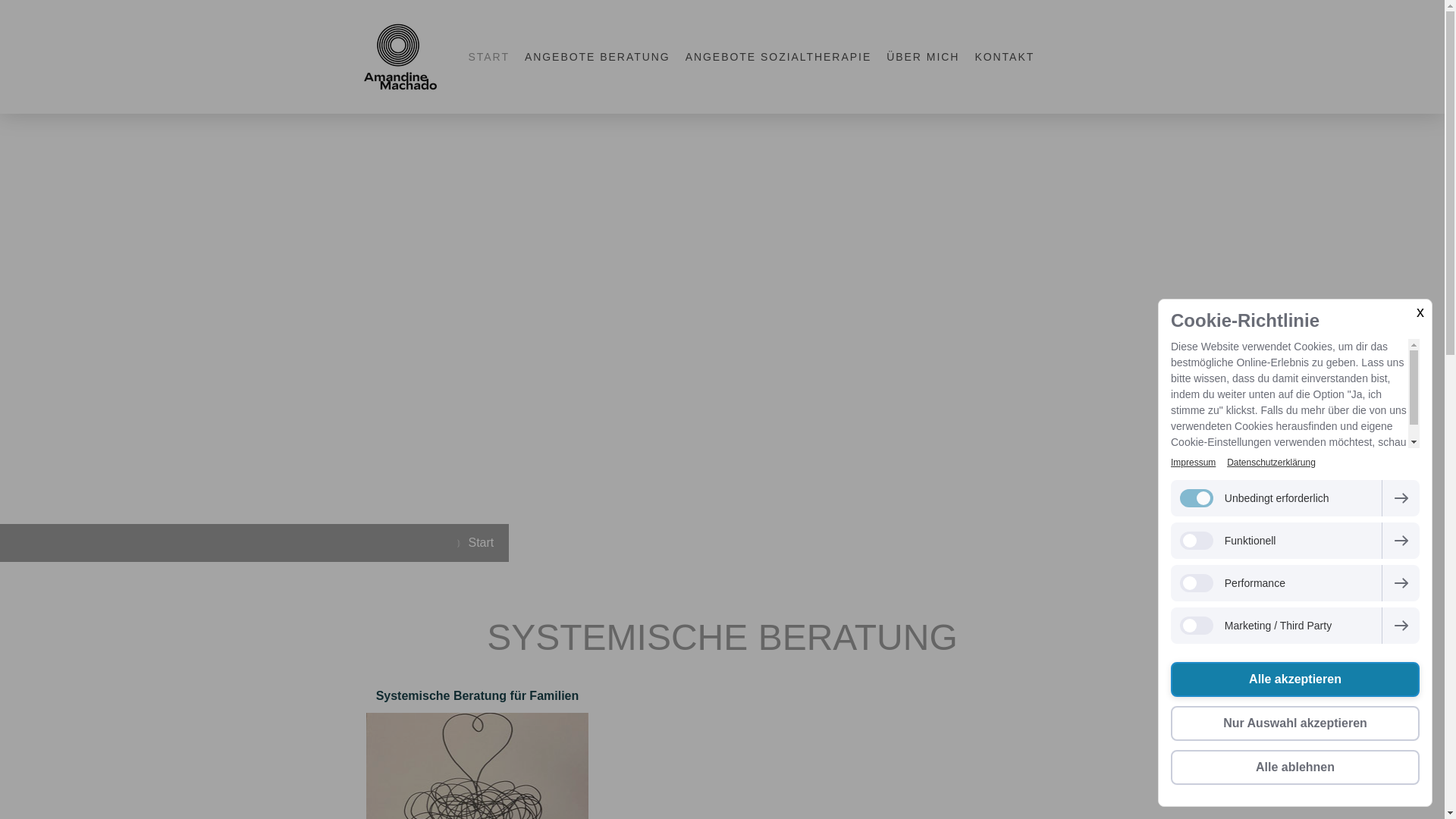 website screenshot of https://machado-systemische-beratung.com/