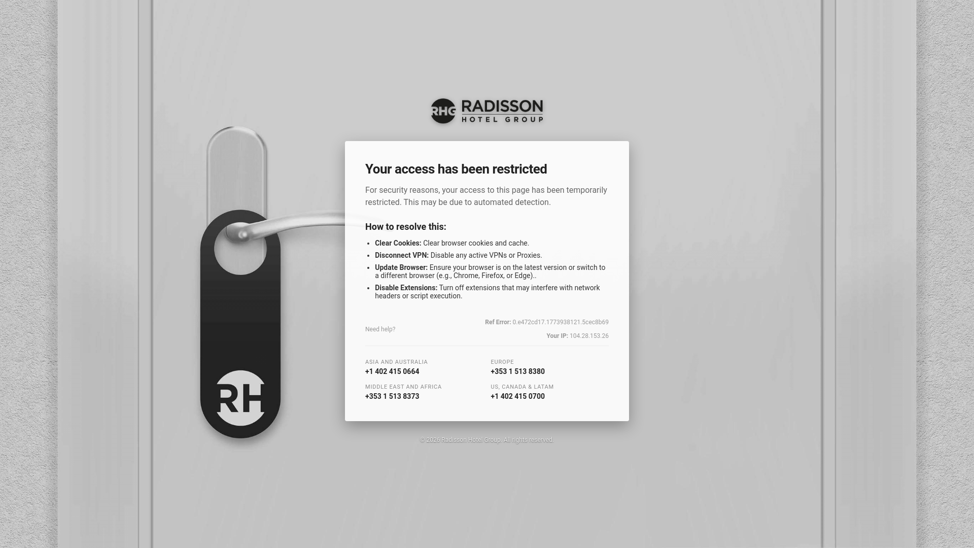 website screenshot of https://urldefense.com/v3/__https://mktg.rhg.radissonhotels.com:443/sap/public/cuan/link/100/776D80E2D8946538030FCD6FDD0A953192537999?_V_=2&_K11_=8ED2AF6FF01CB3180C1F6E4486EF62984FA9C7C6&_L54AD1F204_=c2NlbmFyaW89TUxDUEcmdGFyZ2V0PWh0dHBzOi8vd3d3LnJhZGlzc29uaG90ZWxzLmNvbS9kZS1kZS9kb3VibGUtb3B0LWluLWNvbmZpcm1hdGlvbj9jaWQ9YSUzQWVtJTJCYiUzQW5tZSUyQmMlM0FnbG9iYWwlMkJpJTNBOTc5XzFfMl80NDclMkJlJTNBcmhnJTJCZiUzQWRlLURFJTJCaiUzQTIwMjYwMzE5JTJCbSUzQXJ0bSUyQm8lM0ExMzg4&_K13_=488569&_K14_=b40ac0df6e95954bb21675d47e0cbede5b2a1d9ff06deea0835cee64d191aca2__;!!B0kNdk3R__Efj5F6ERhD!9xB5Gv60j8nWqO5Tu8cRNPEc_M2tFjwKr1v6oyFGz7Ek9TdGCjMUWK6RUK_5udwRTwKJc5h-YxELDxMA5Rf-jMpacW54eupSJLw$