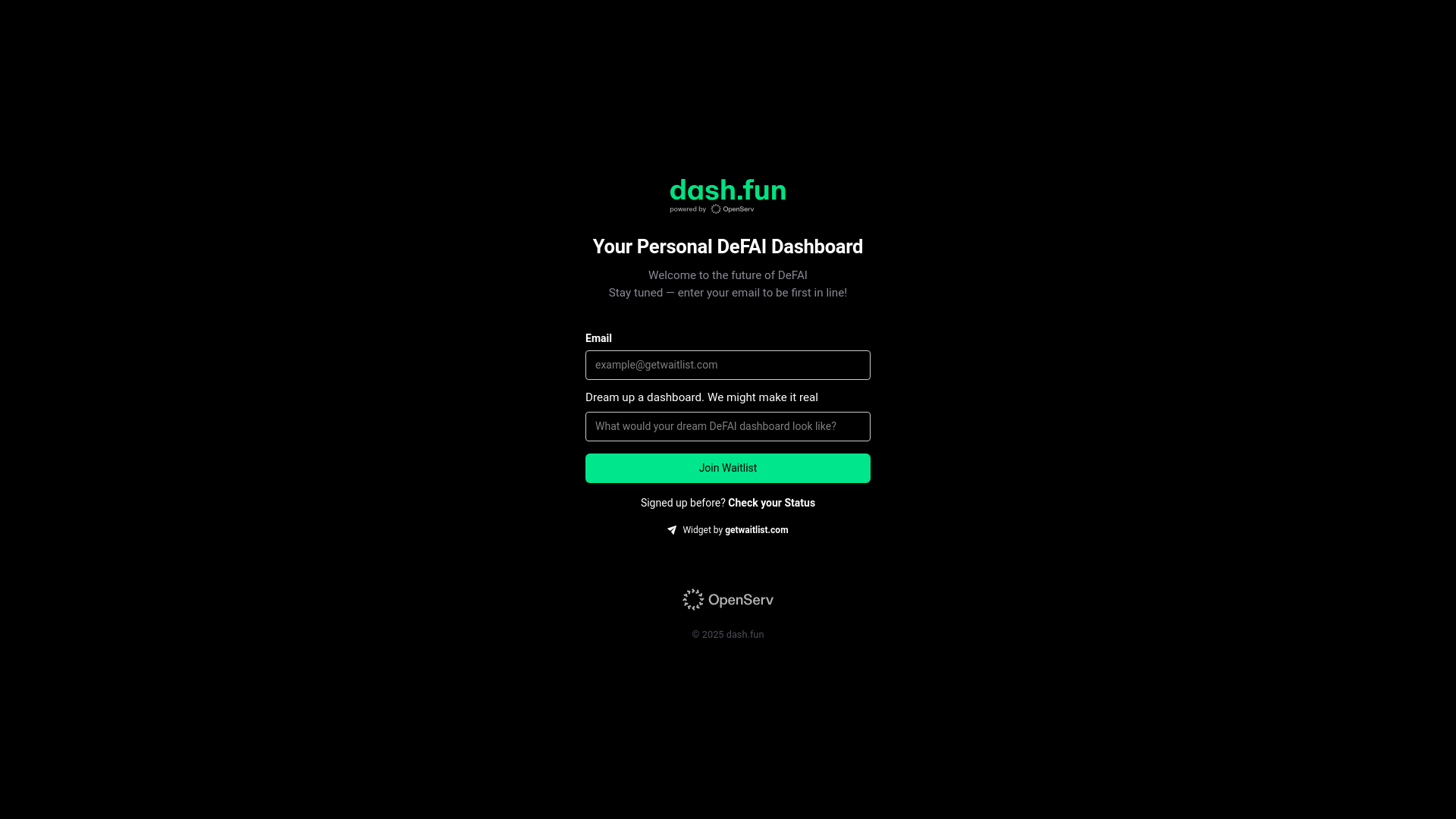 website screenshot of https://dash-fun-monorepo.pages.dev/