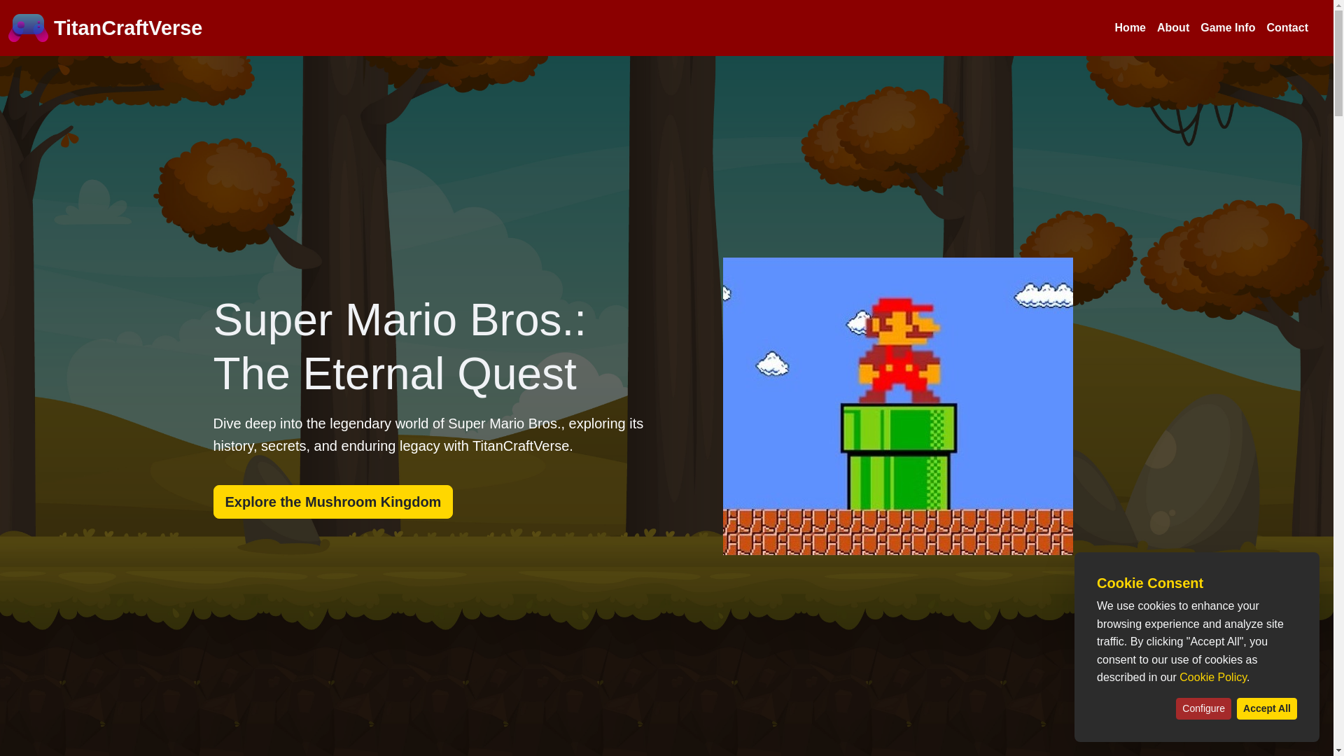 website screenshot of https://titancraftverse.com/