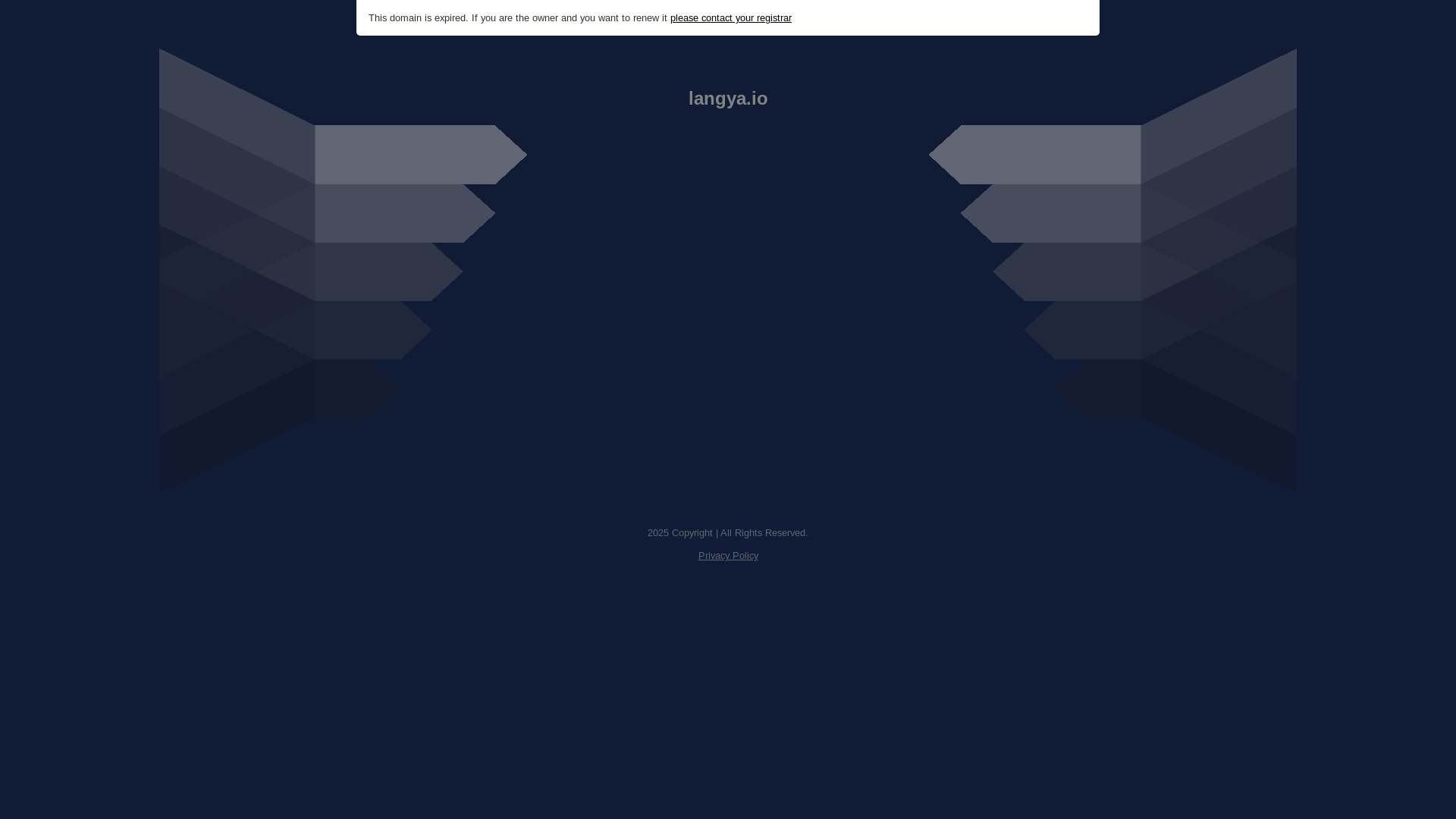 website screenshot of https://langya.io/