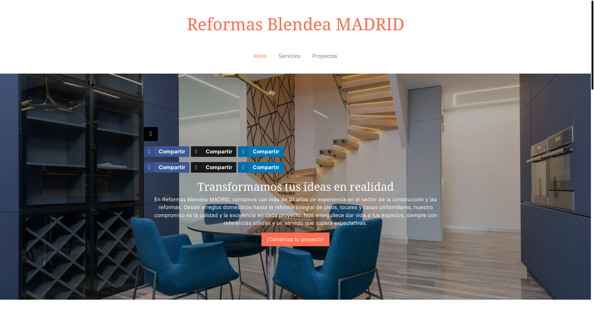 website screenshot of https://reformasblendeamadrid.com/