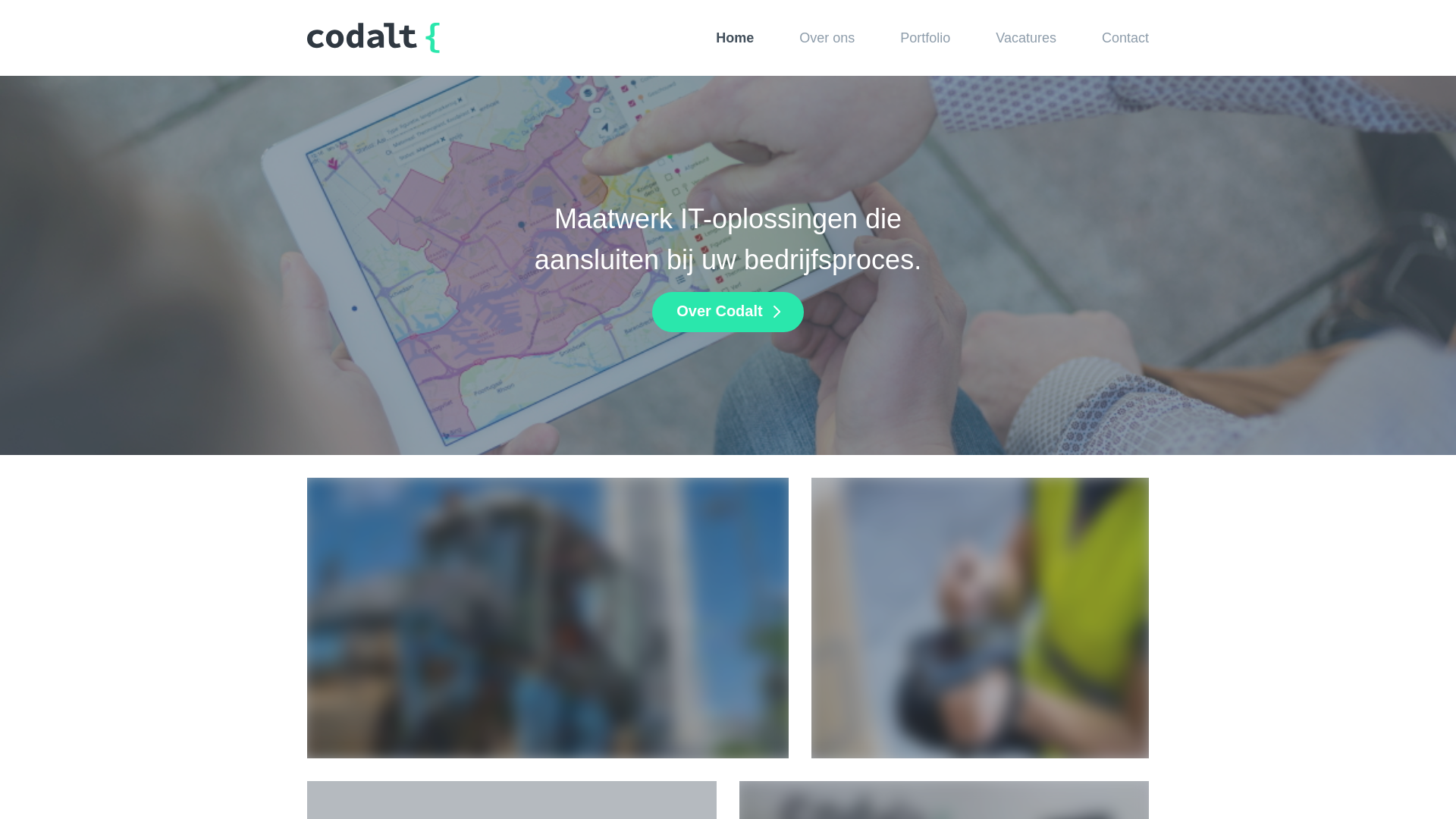 website screenshot of https://codalt.com/