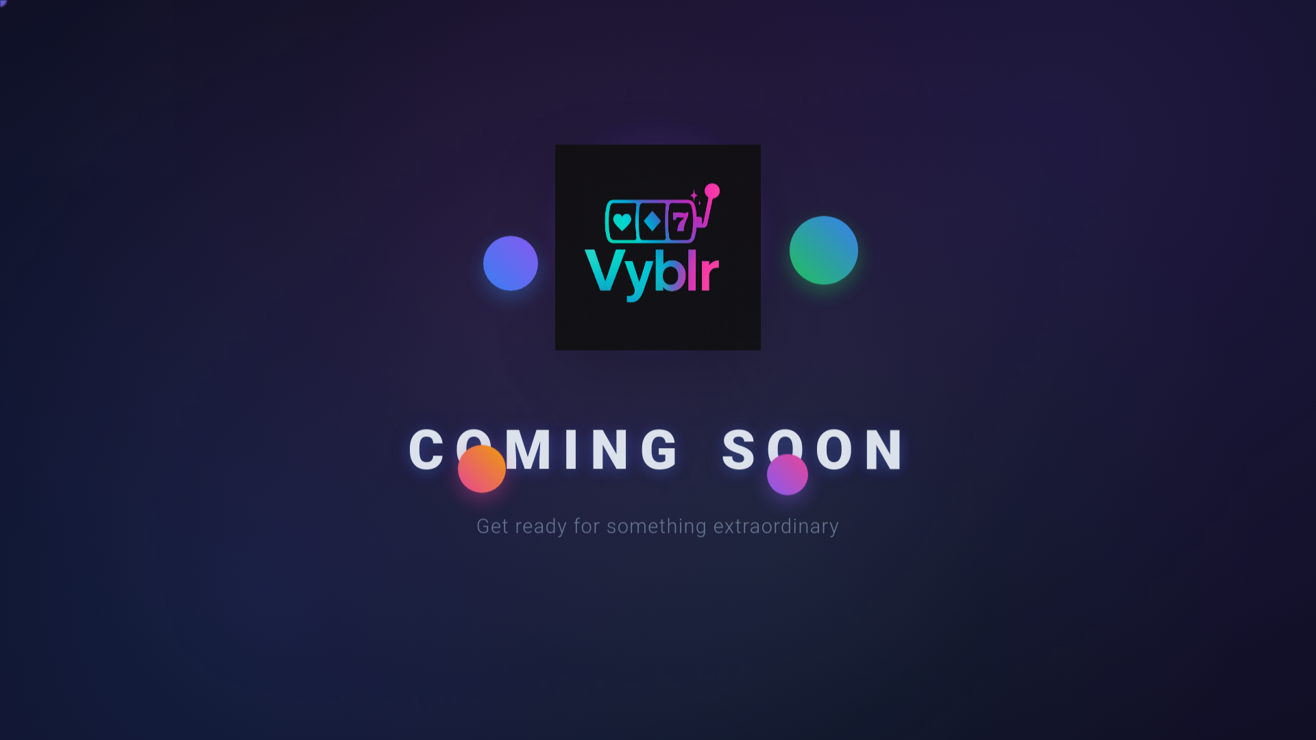 website screenshot of https://vyblr-coming-soon.pages.dev/