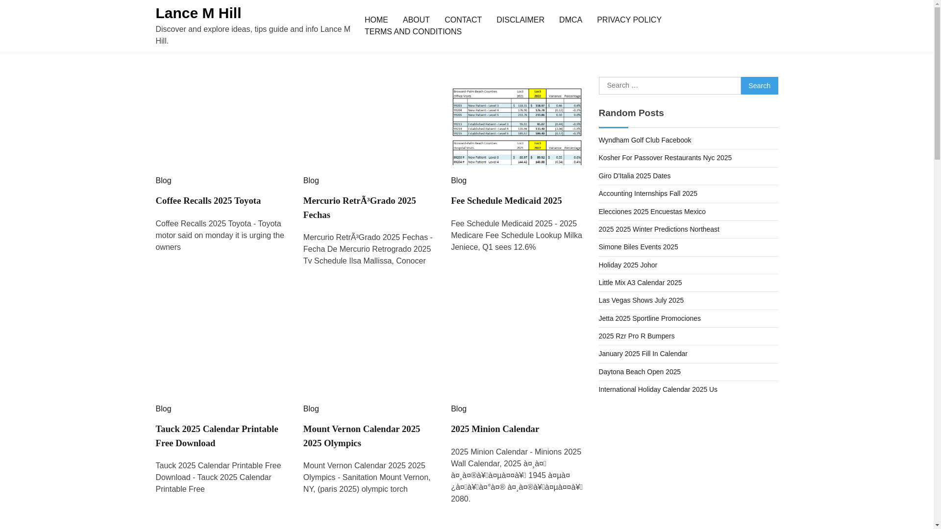 website screenshot of https://lancemhillb.pages.dev/