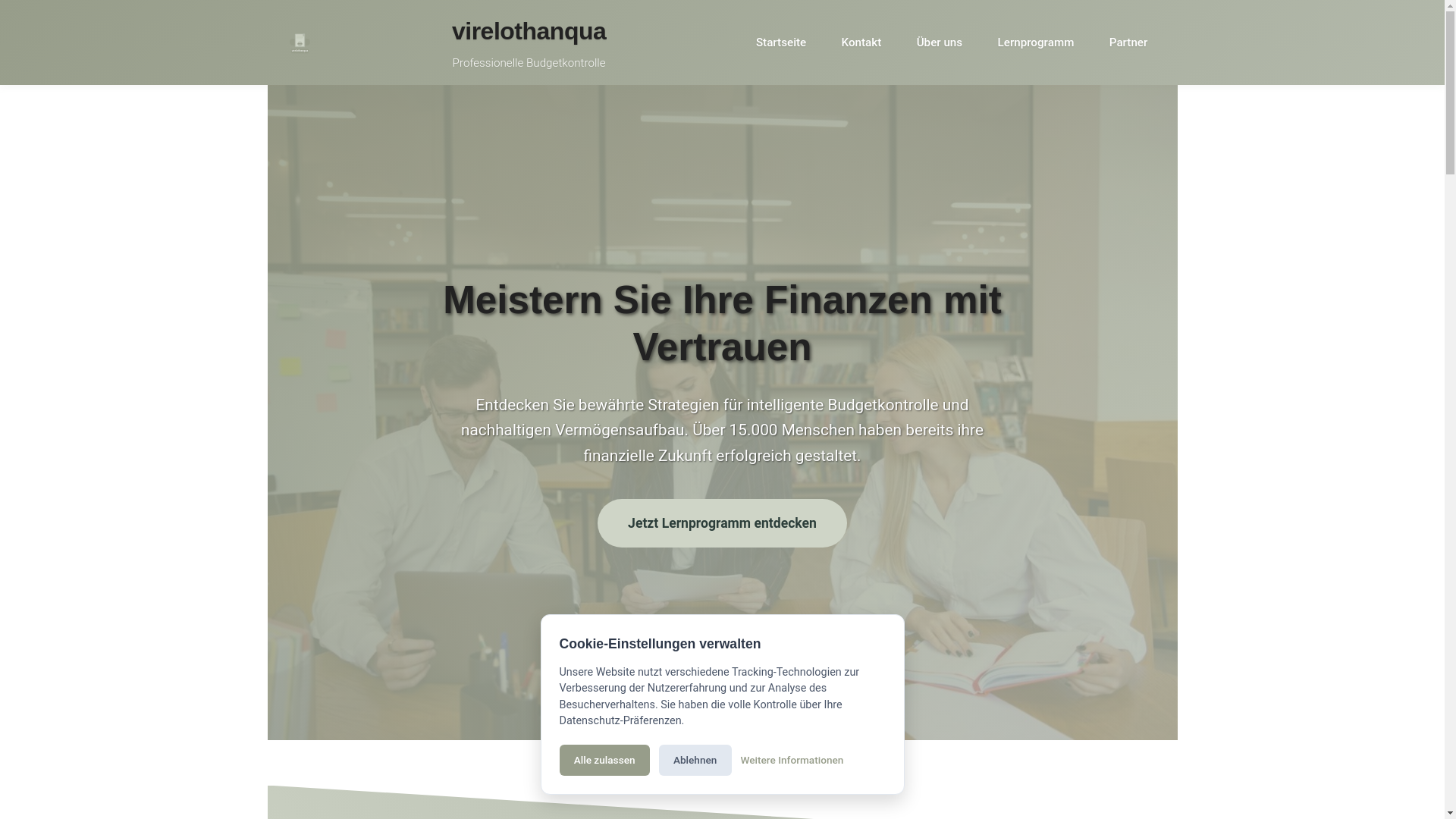 website screenshot of https://virelothanqua.com/