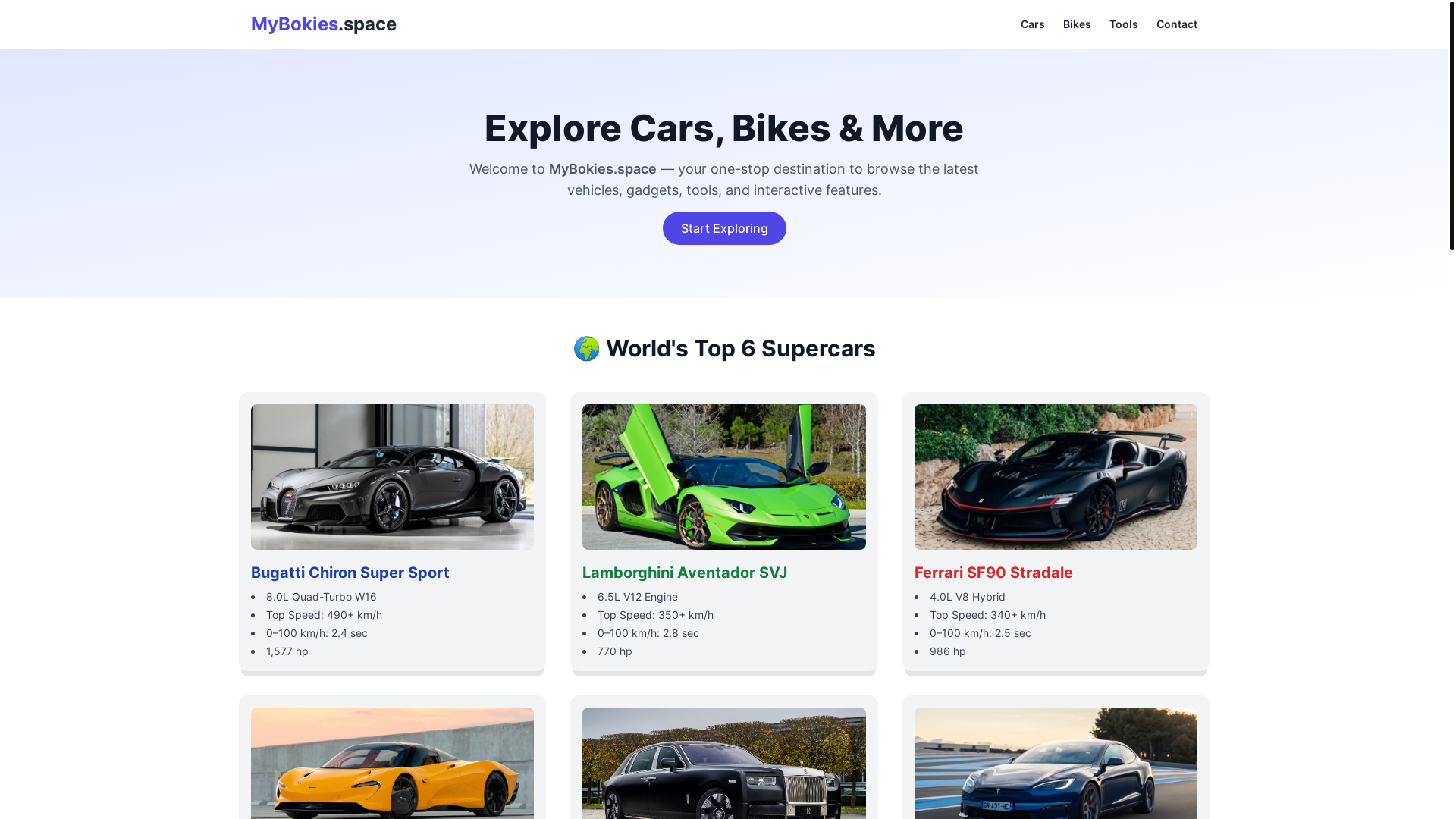 website screenshot of https://mybcookie.space/