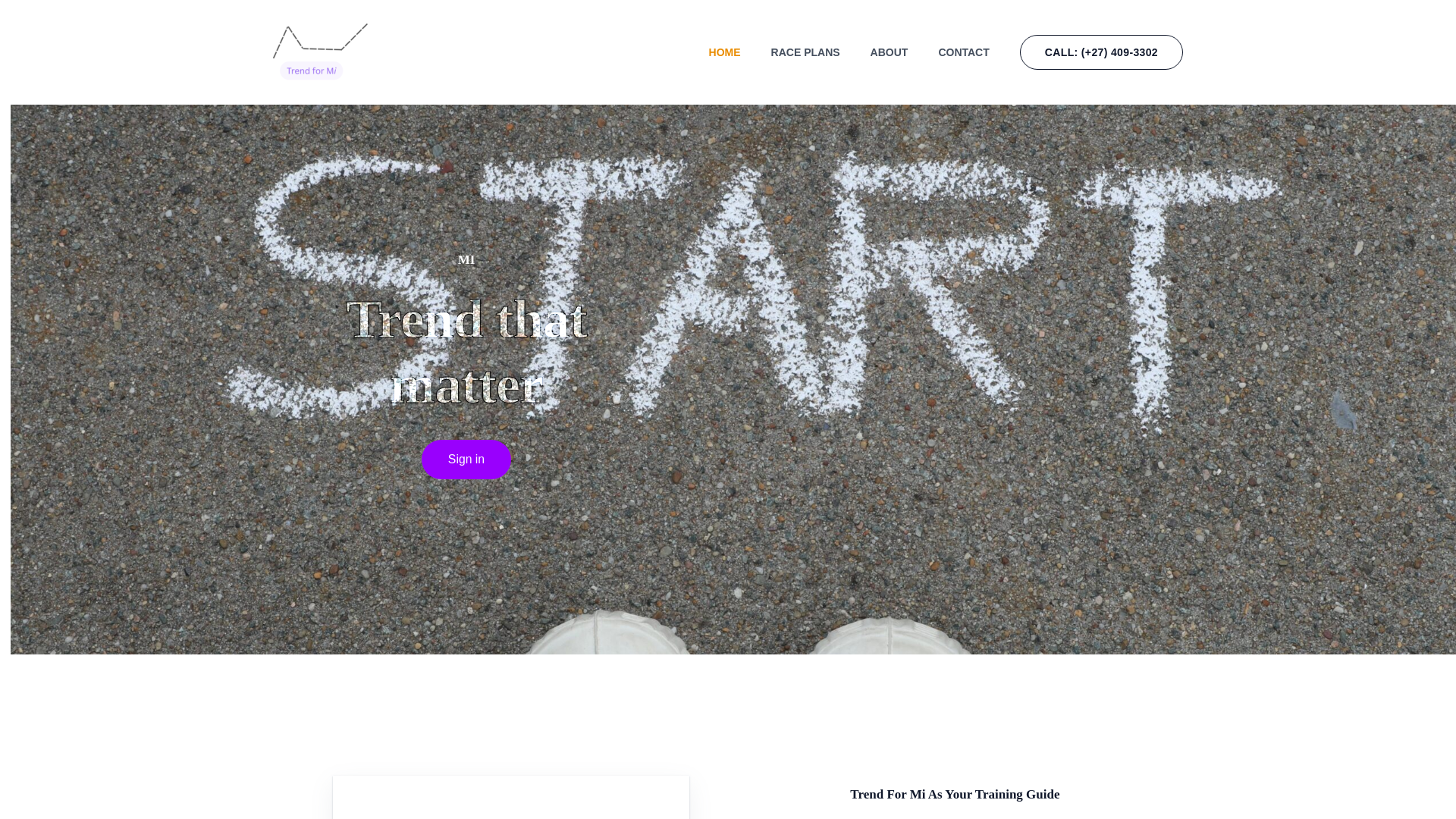 website screenshot of https://trendformi.org/