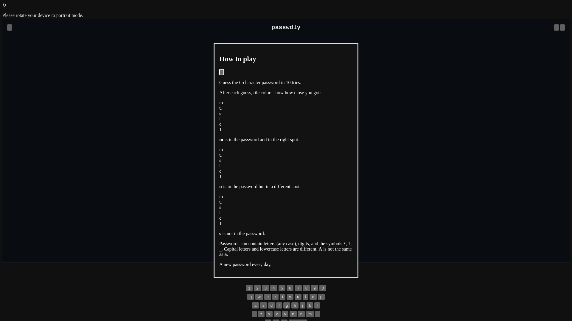 website screenshot of https://passwdly.app/
