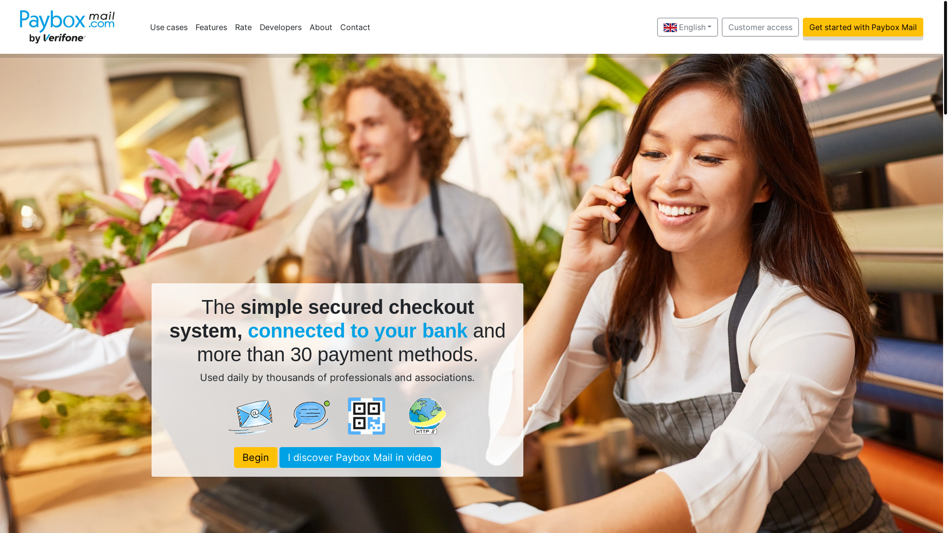 website screenshot of https://www.payboxmail.com/