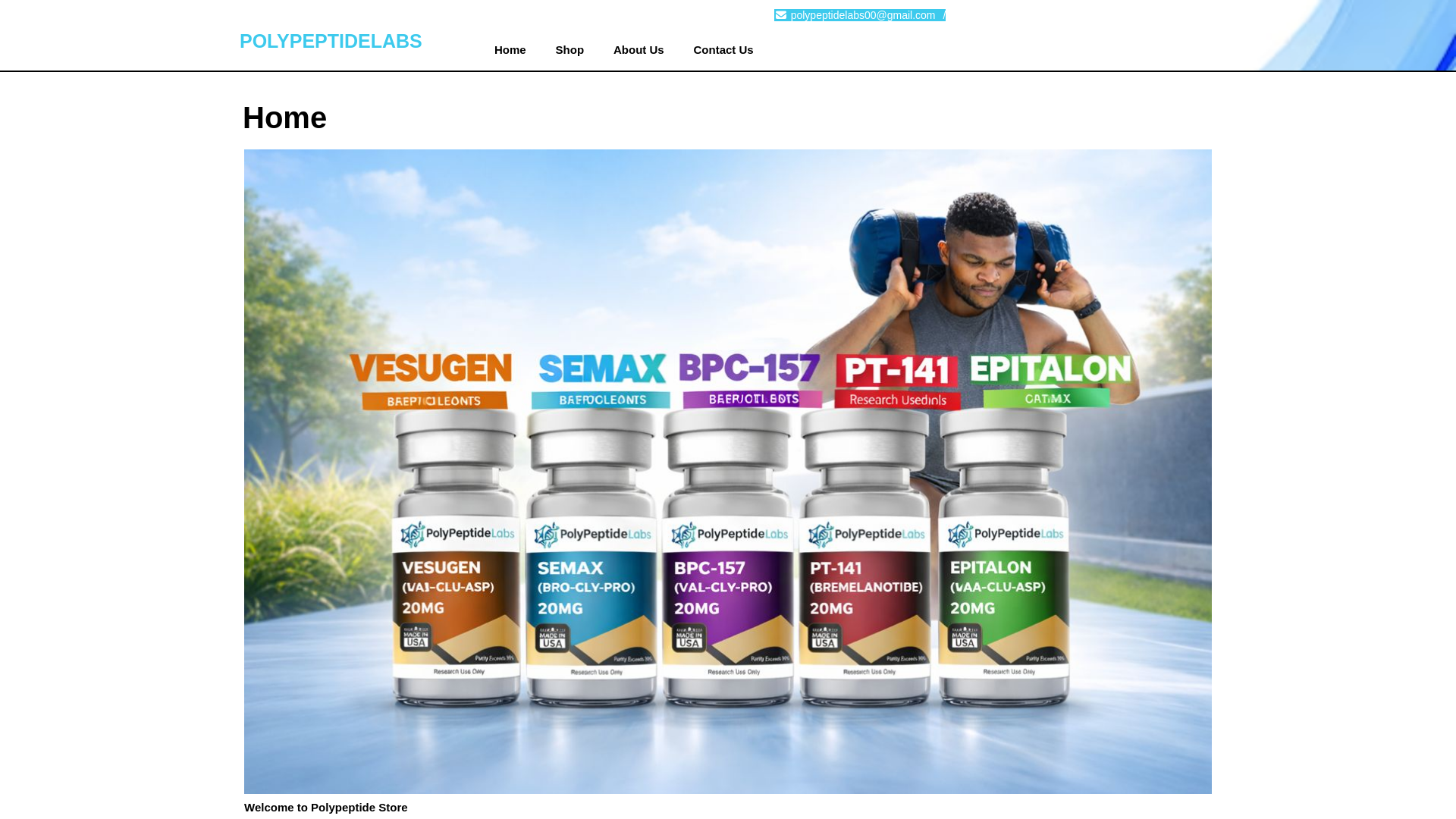 website screenshot of https://polypeptidelabs.com/