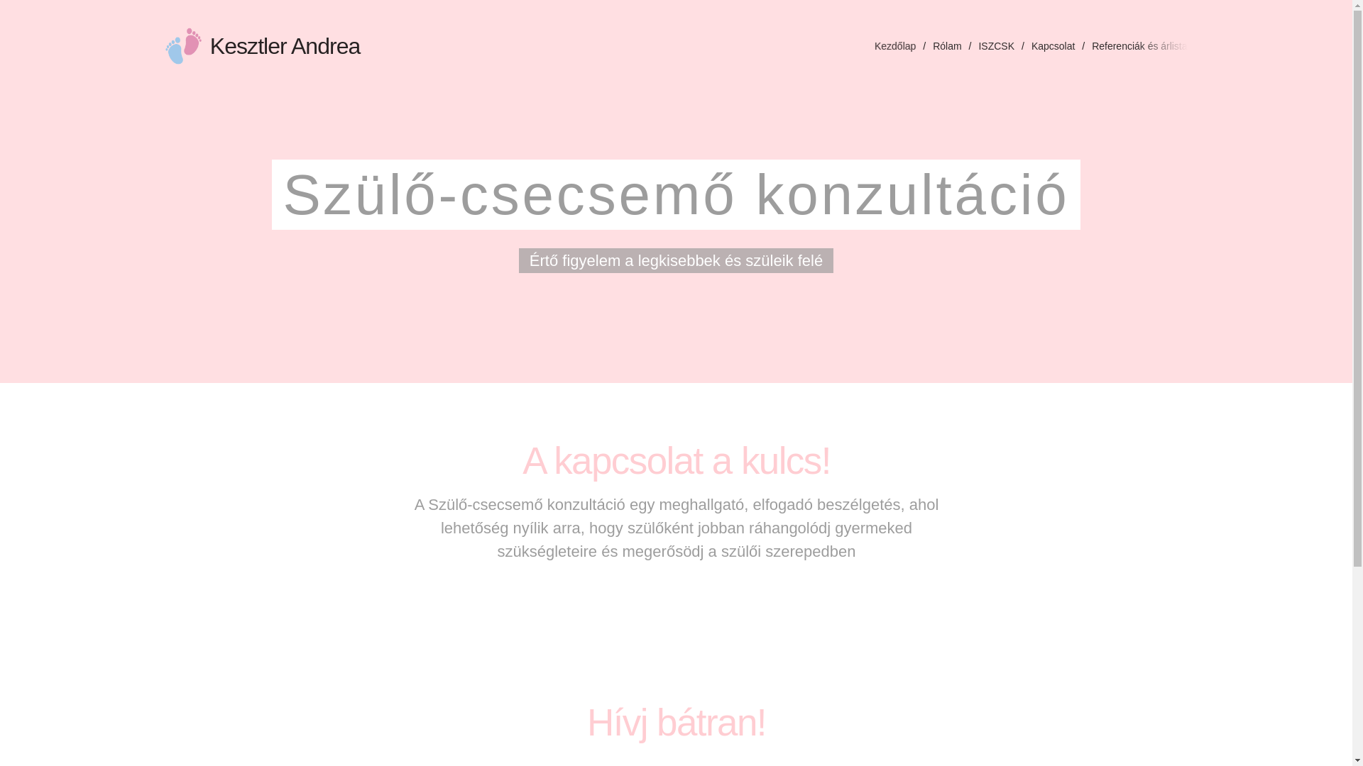 website screenshot of https://kesztler-andrea-iszcsk.hu/