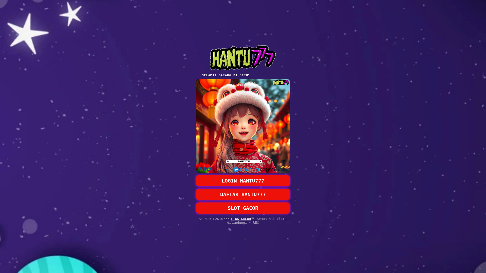 website screenshot of https://hantu777-rec-3.pages.dev/